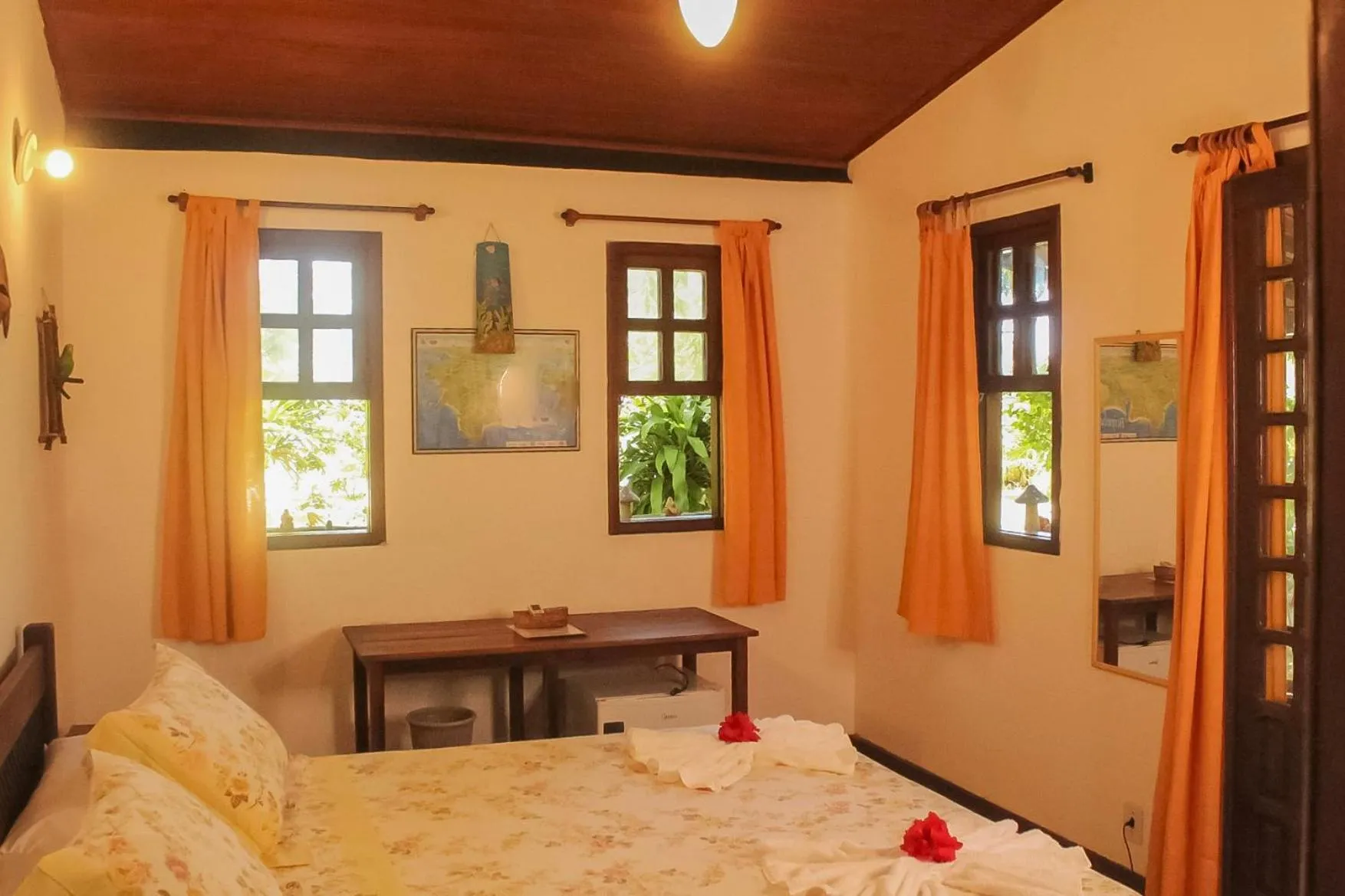 Bed in Pousada Luar das Águas