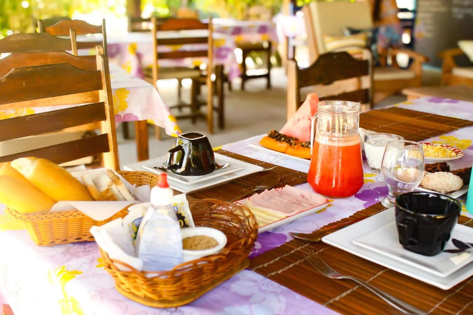 Breakfast in Pousada Luar das Águas