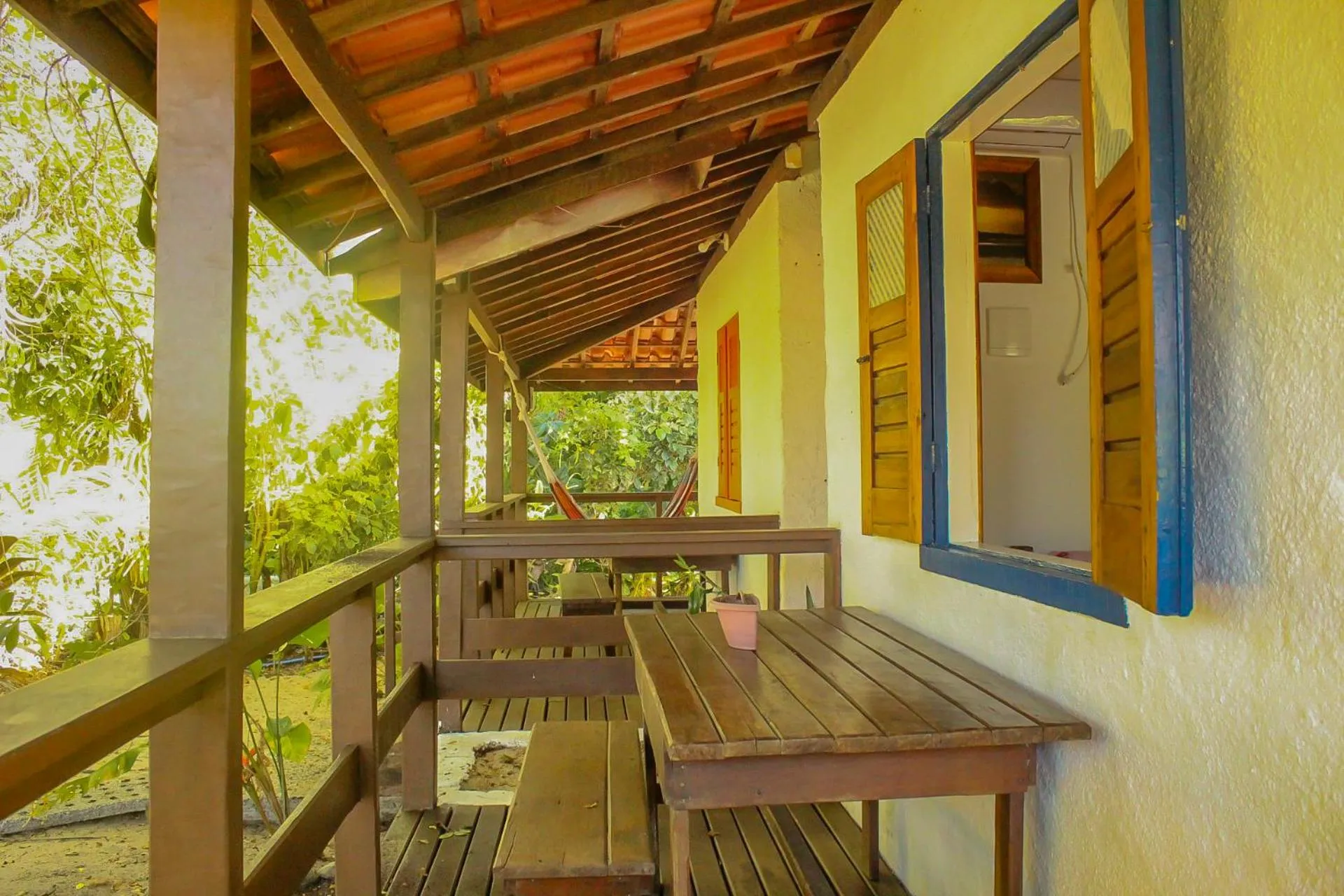Patio in Pousada Luar das Águas