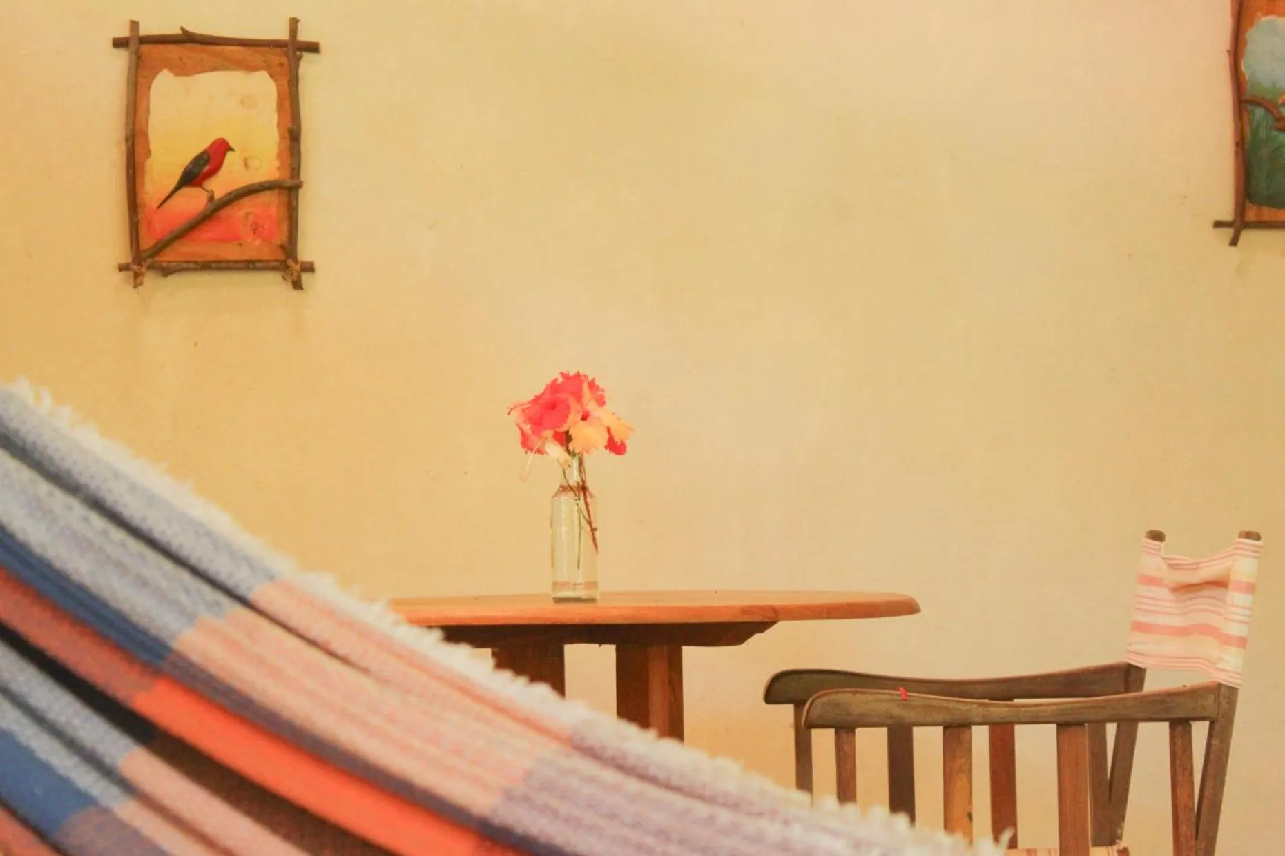 Seating area in Pousada Luar das Águas