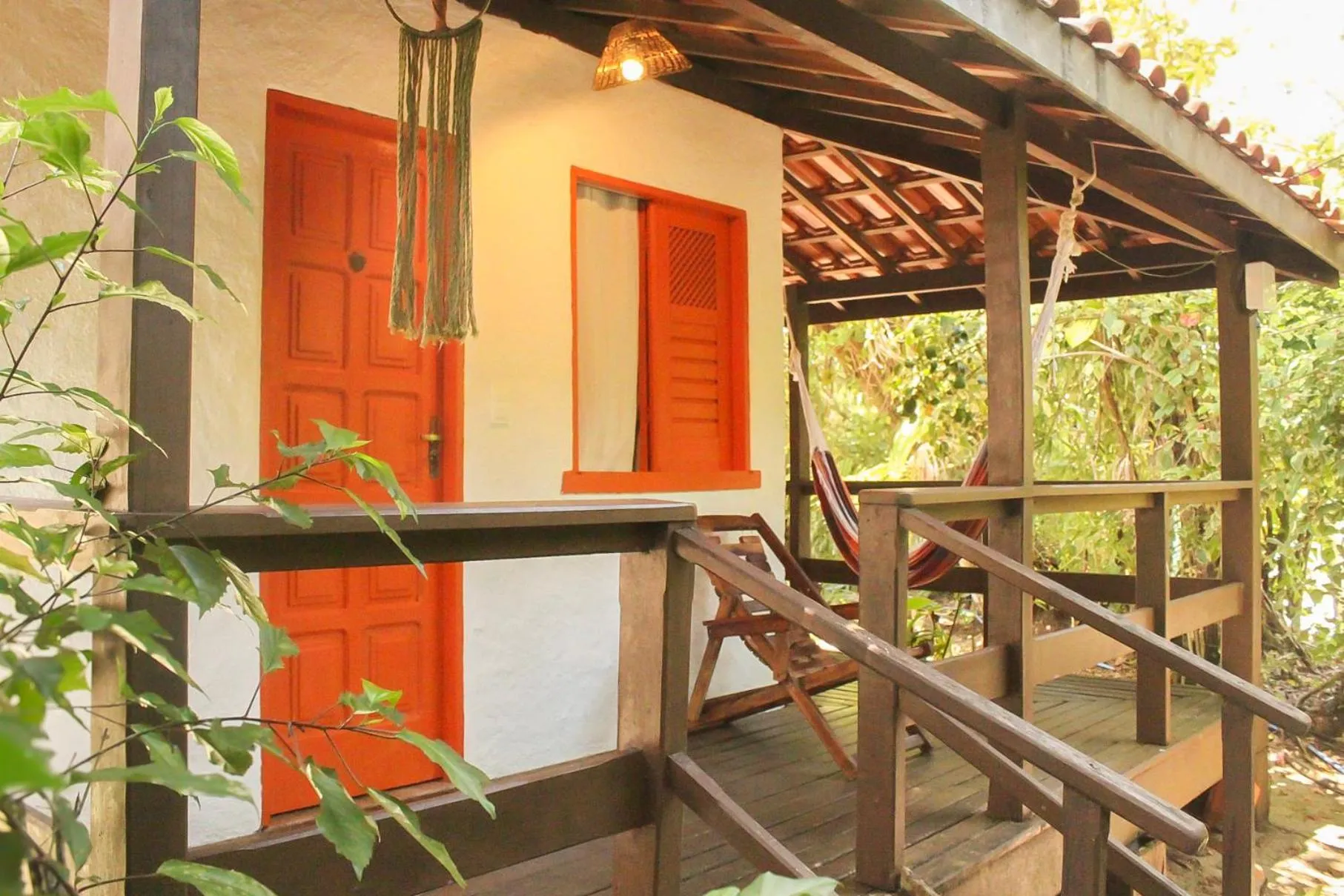 Balcony/Terrace in Pousada Luar das Águas