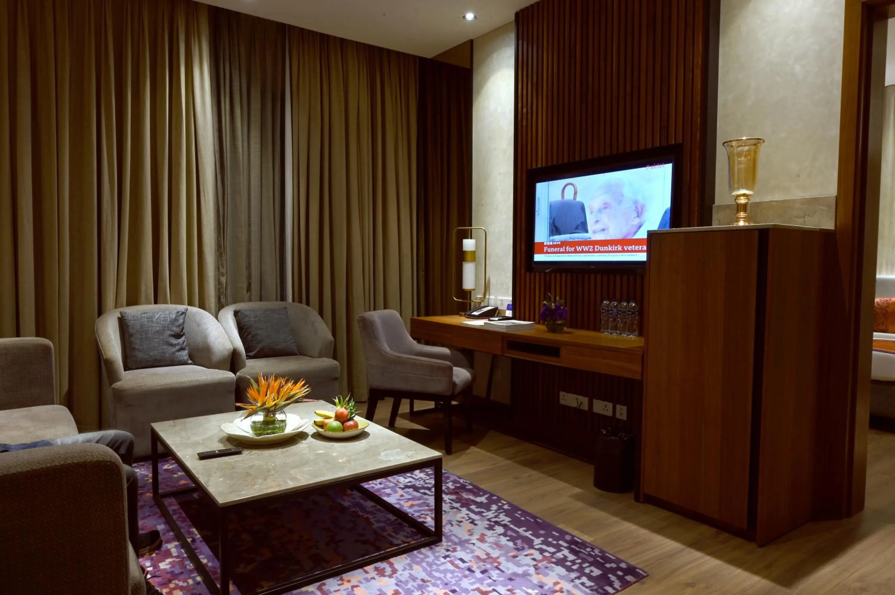 Living room in Vivanta Kolkata EM Bypass