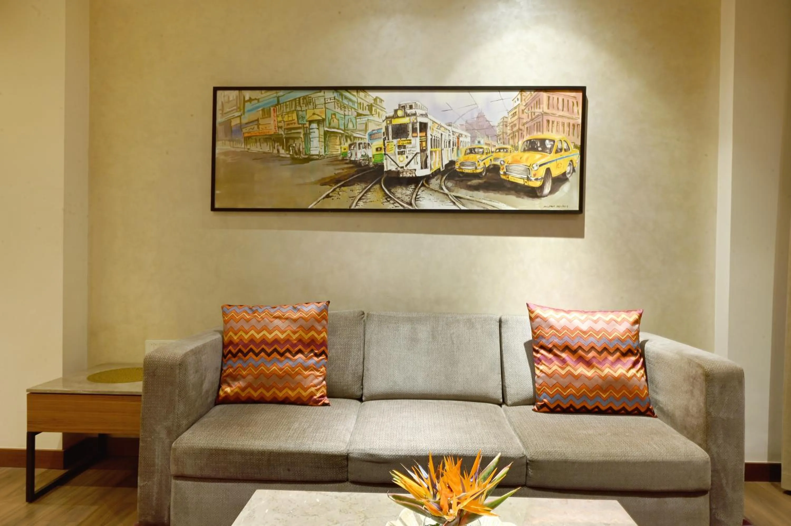 Living room in Vivanta Kolkata EM Bypass