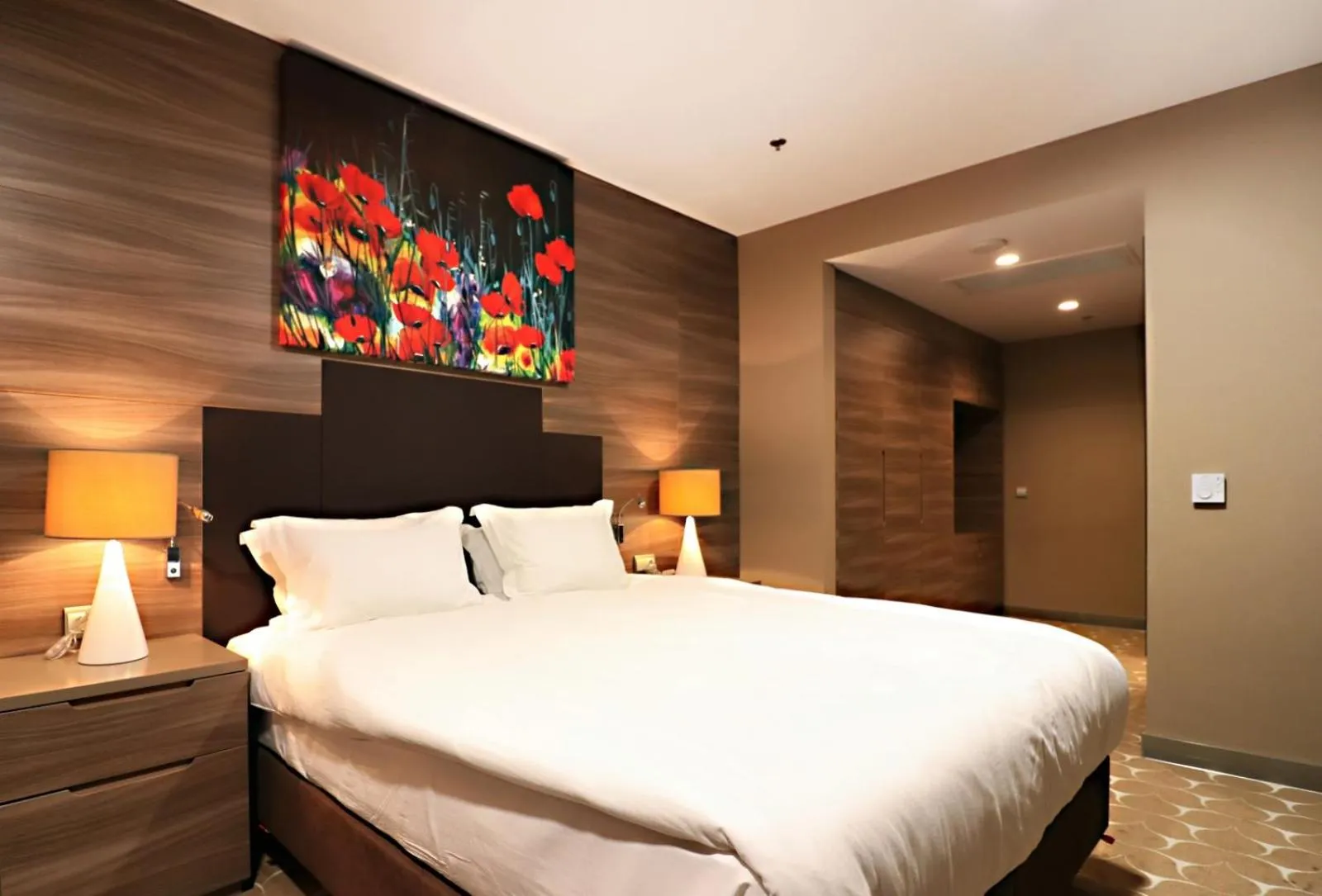 Bed in DoubleTree by Hilton Ankara Incek