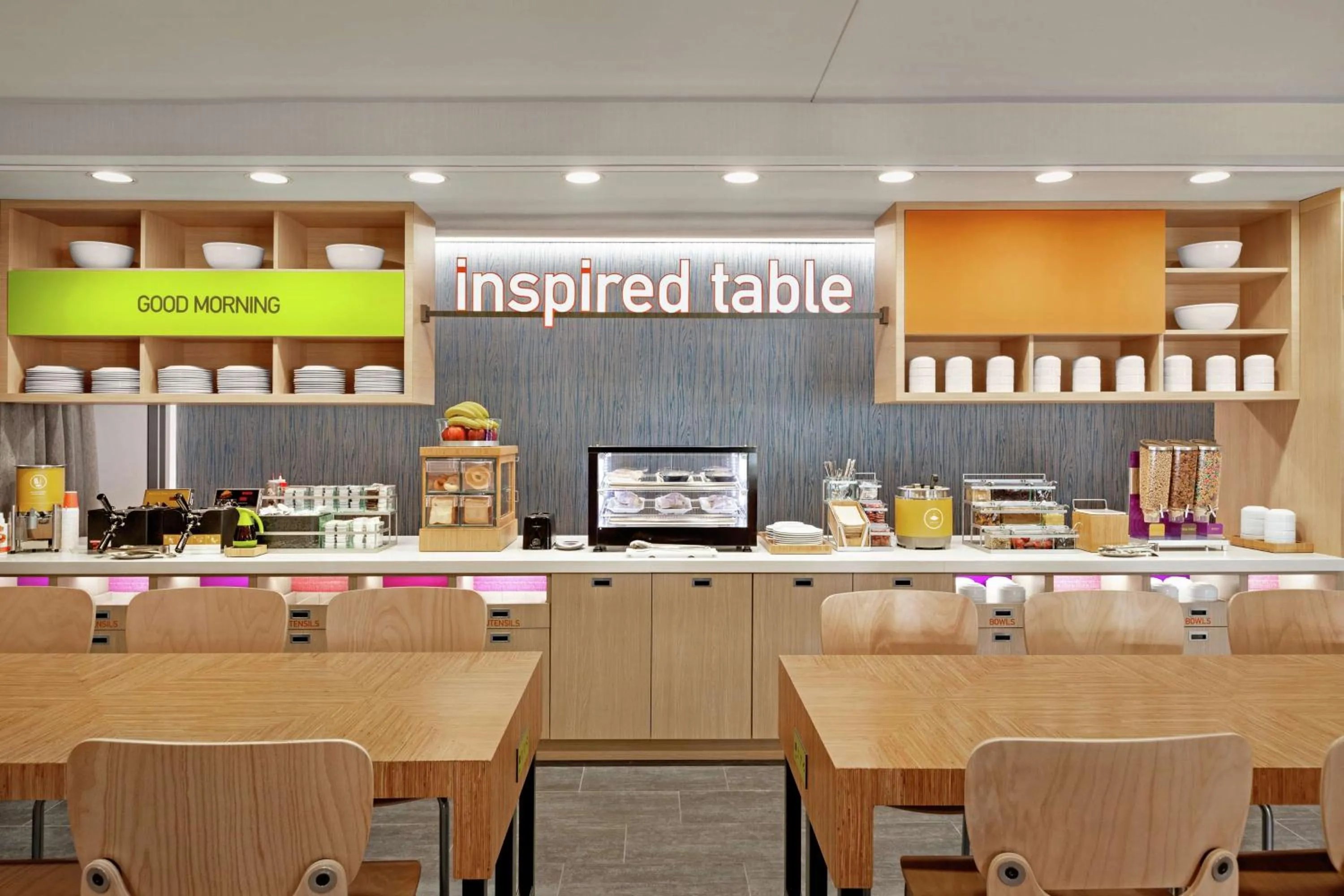 Breakfast in Home2 Suites By Hilton Fernandina Beach on Amelia Island, FL