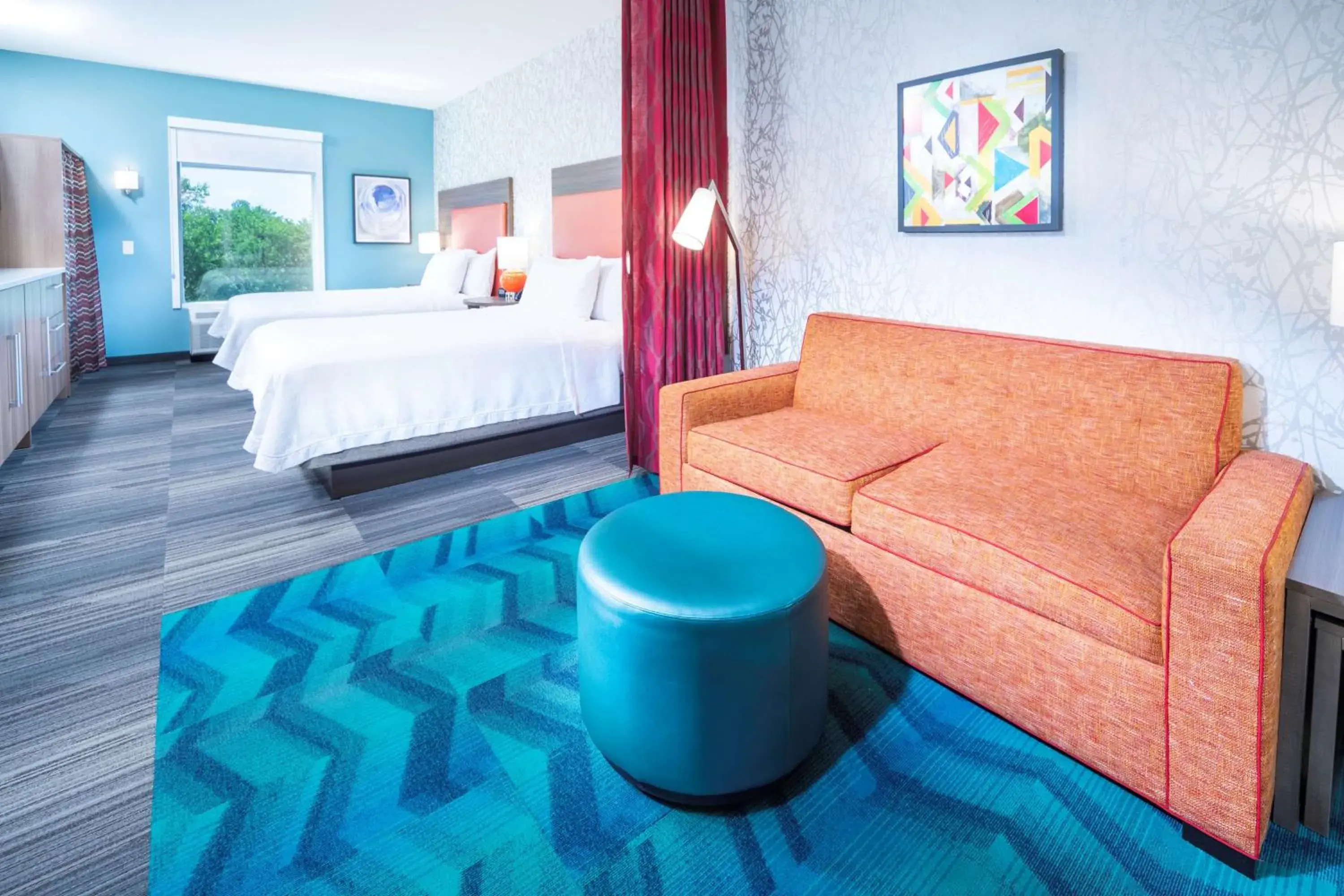 Studio Suite with Two Queen Beds - Hearing Access/Non-Smoking in Home2 Suites By Hilton Minneapolis-Mall of America Studio Suite with Two Queen Beds - Hearing Access/Non-Smoking in Home2 Suites By Hilton Minneapolis-Mall of America