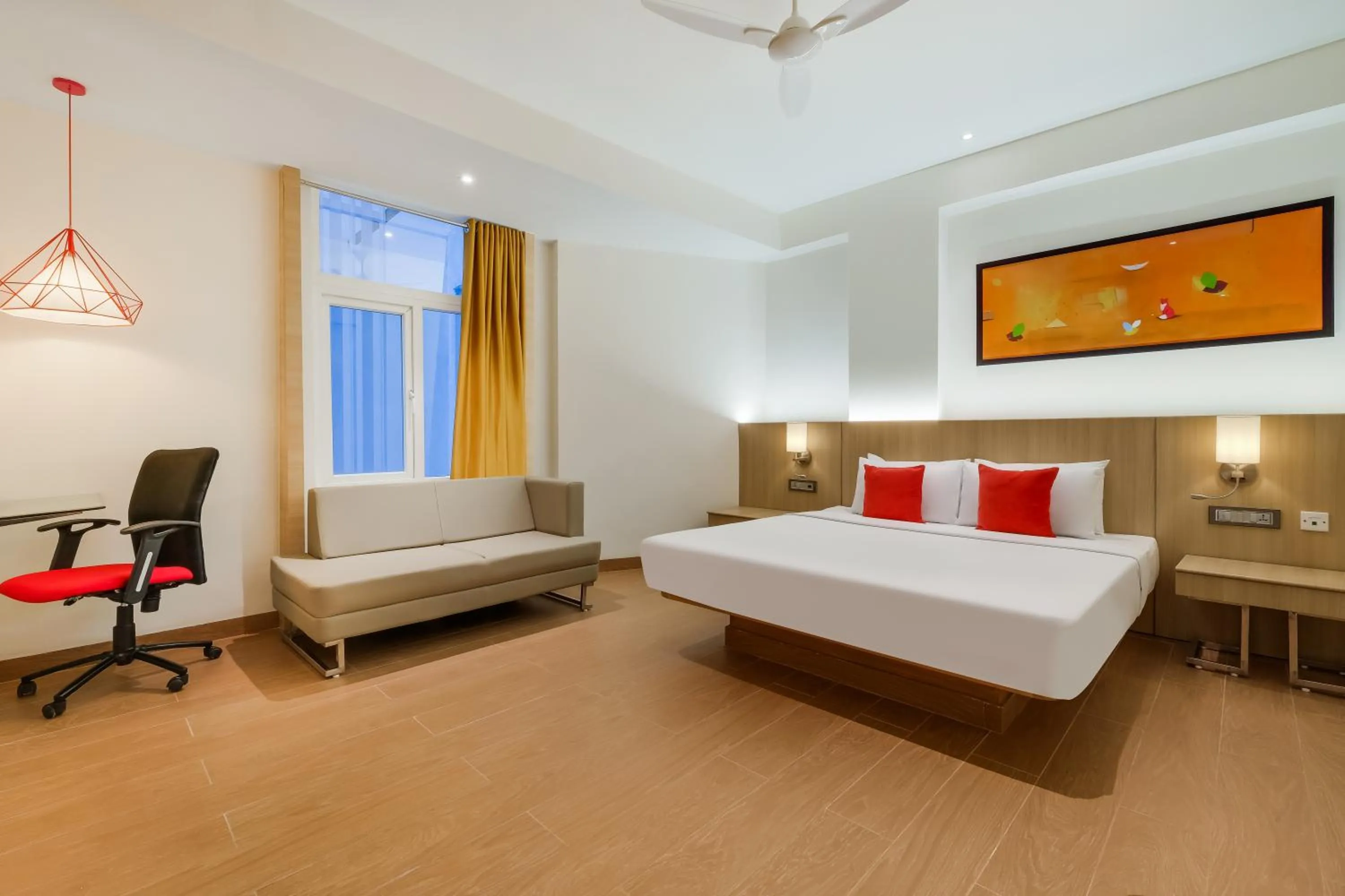 Bedroom, Bed in Red Fox by Lemon Tree Hotels, Vijayawada
