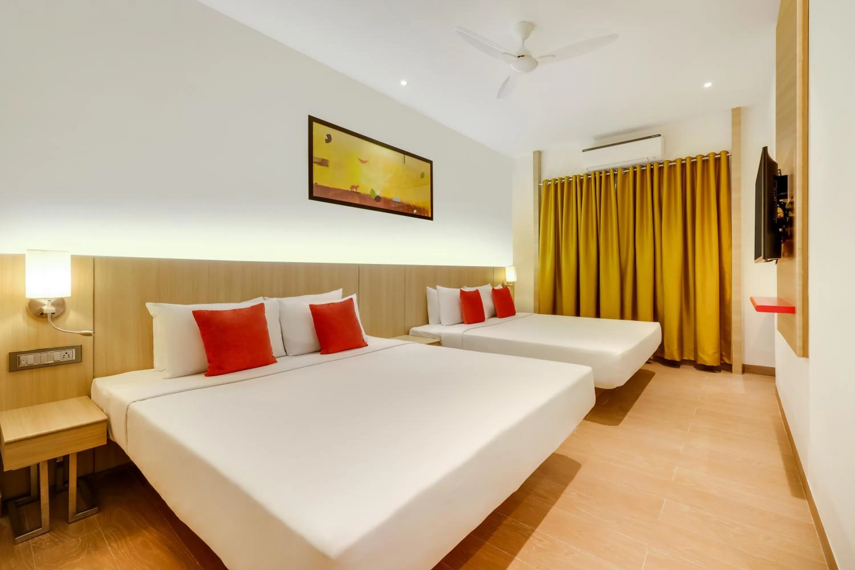 Bed in Red Fox by Lemon Tree Hotels, Vijayawada