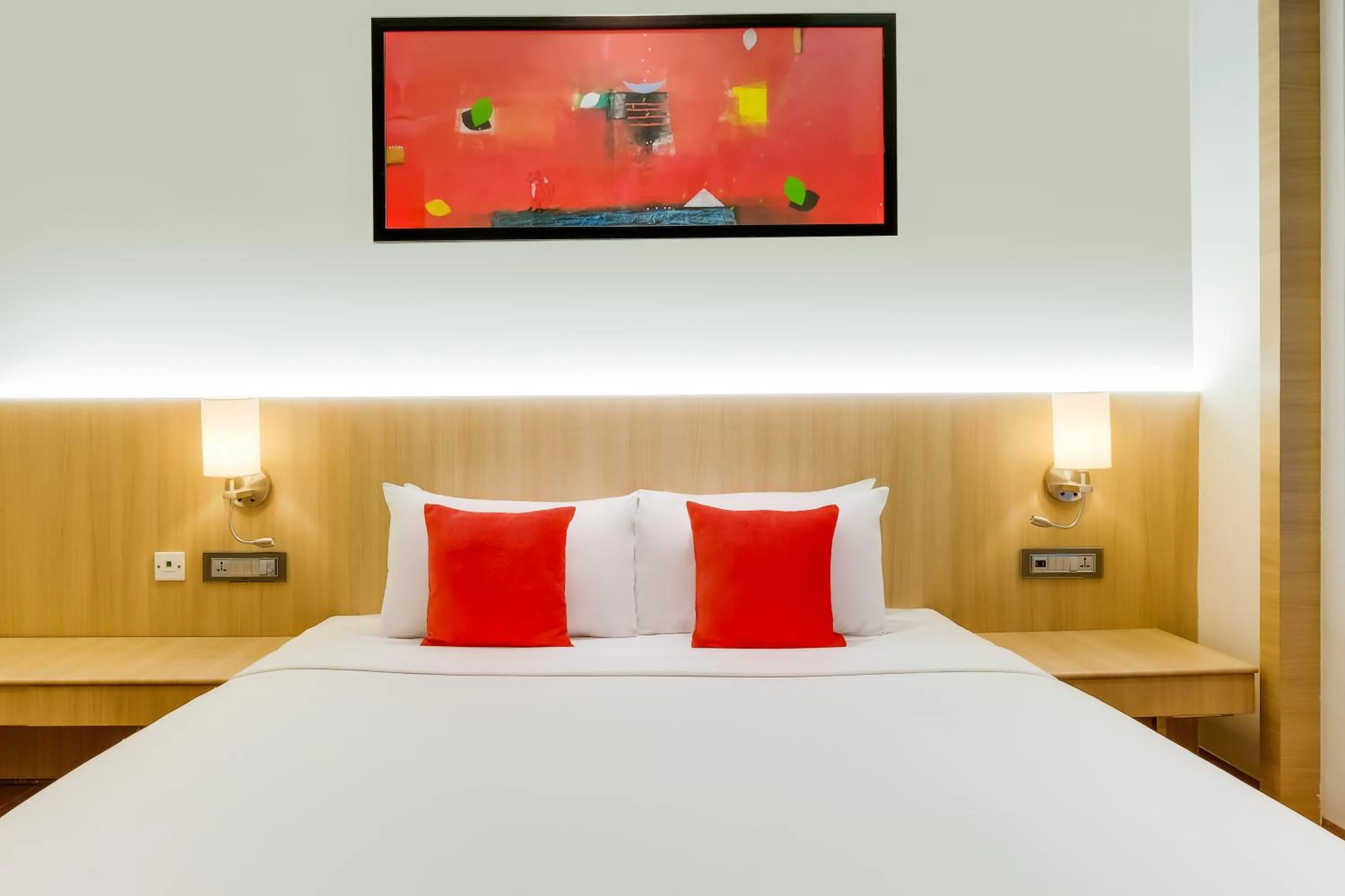 Bed in Red Fox by Lemon Tree Hotels, Vijayawada
