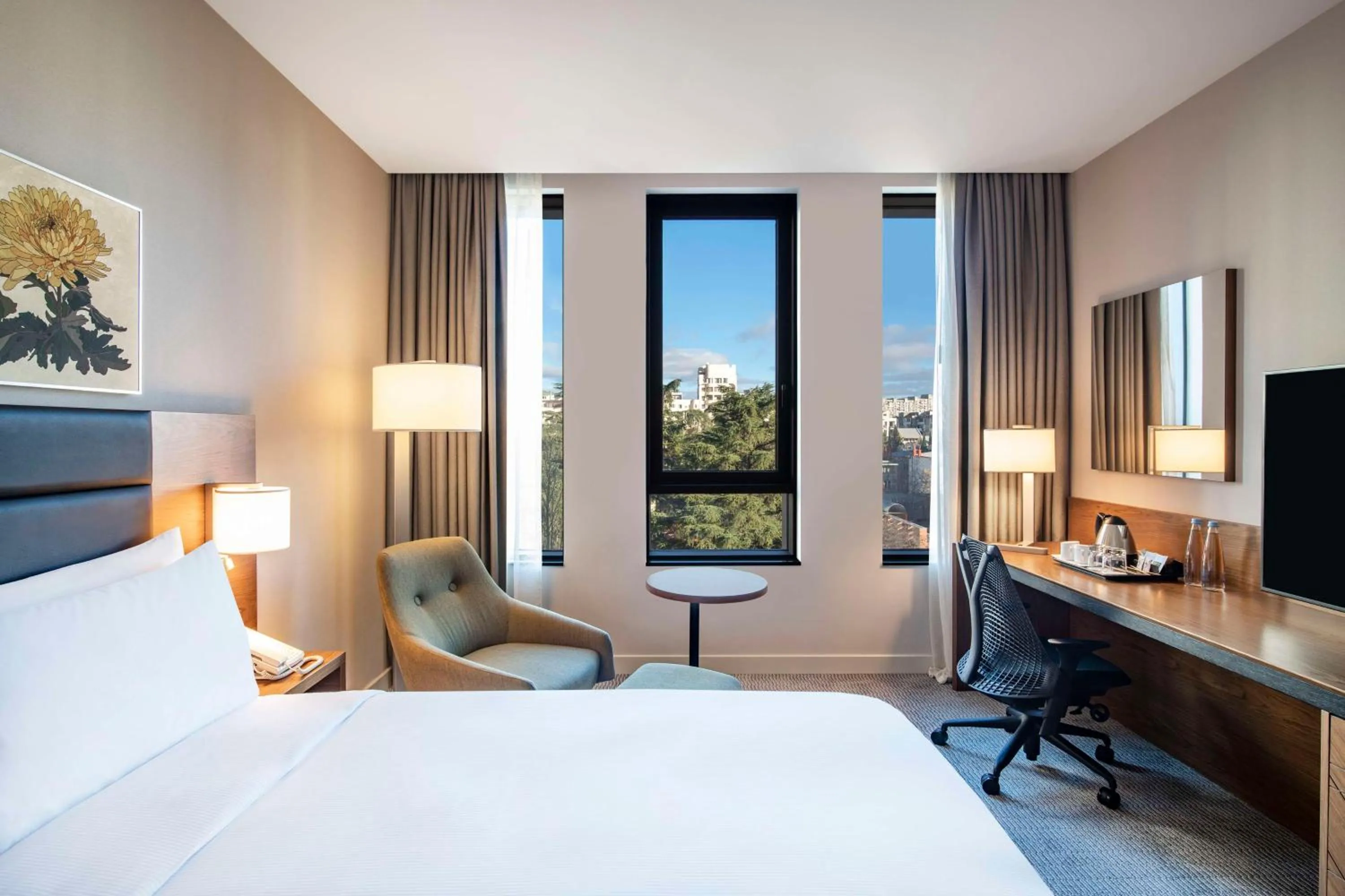 Bed in Hilton Garden Inn Tbilisi Chavchavadze