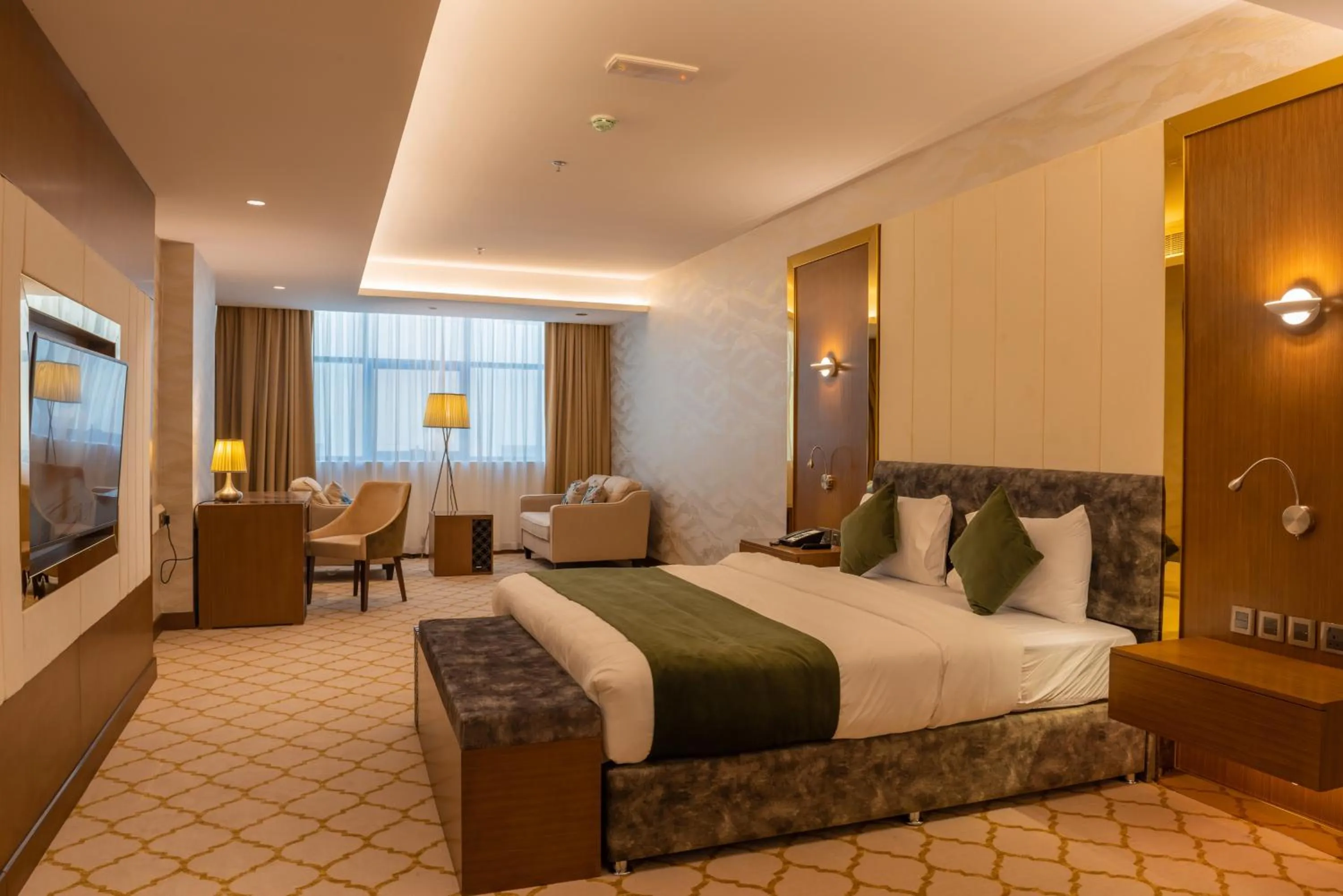 Bed in Royal Crown Hotel