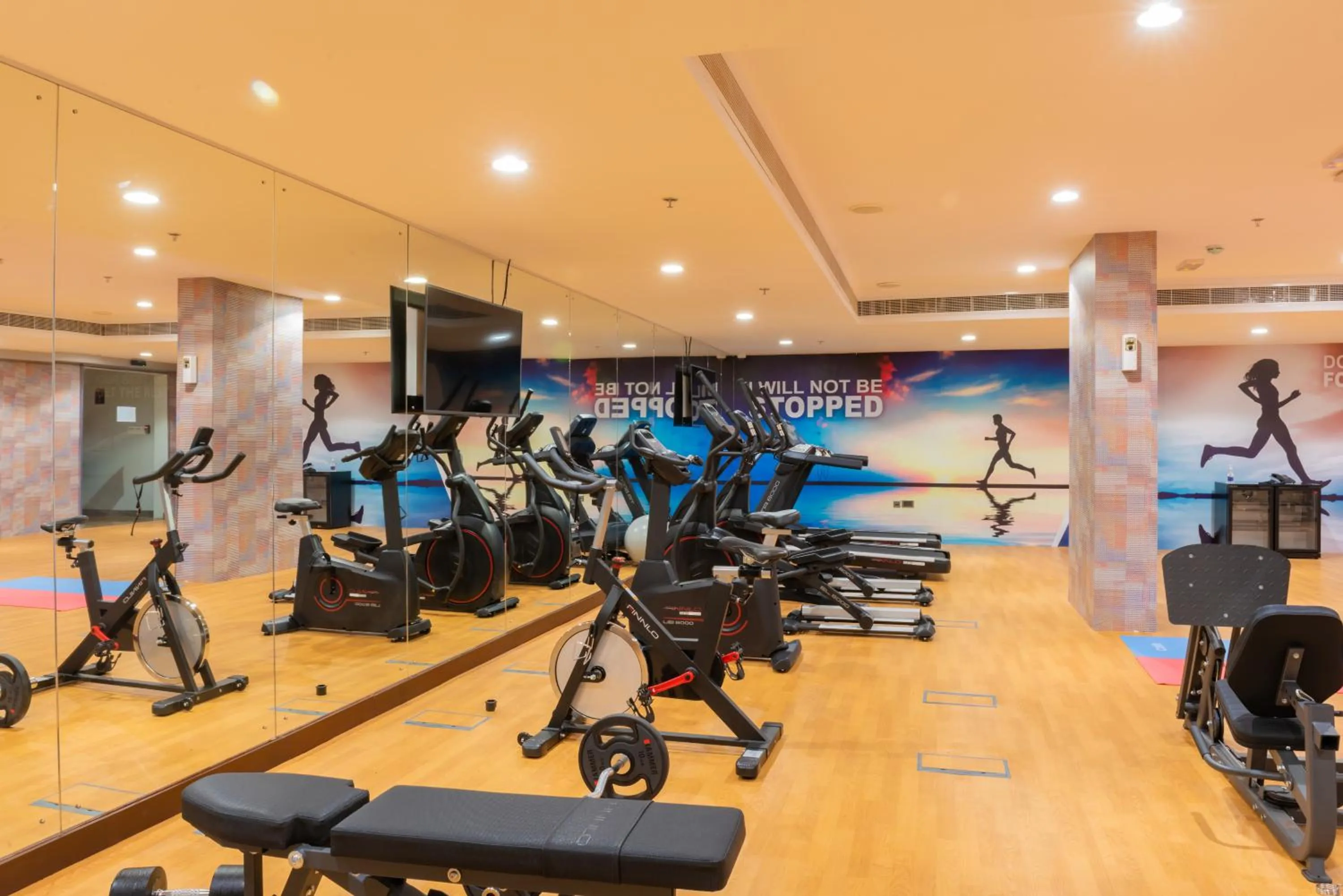 Fitness centre/facilities in Royal Crown Hotel
