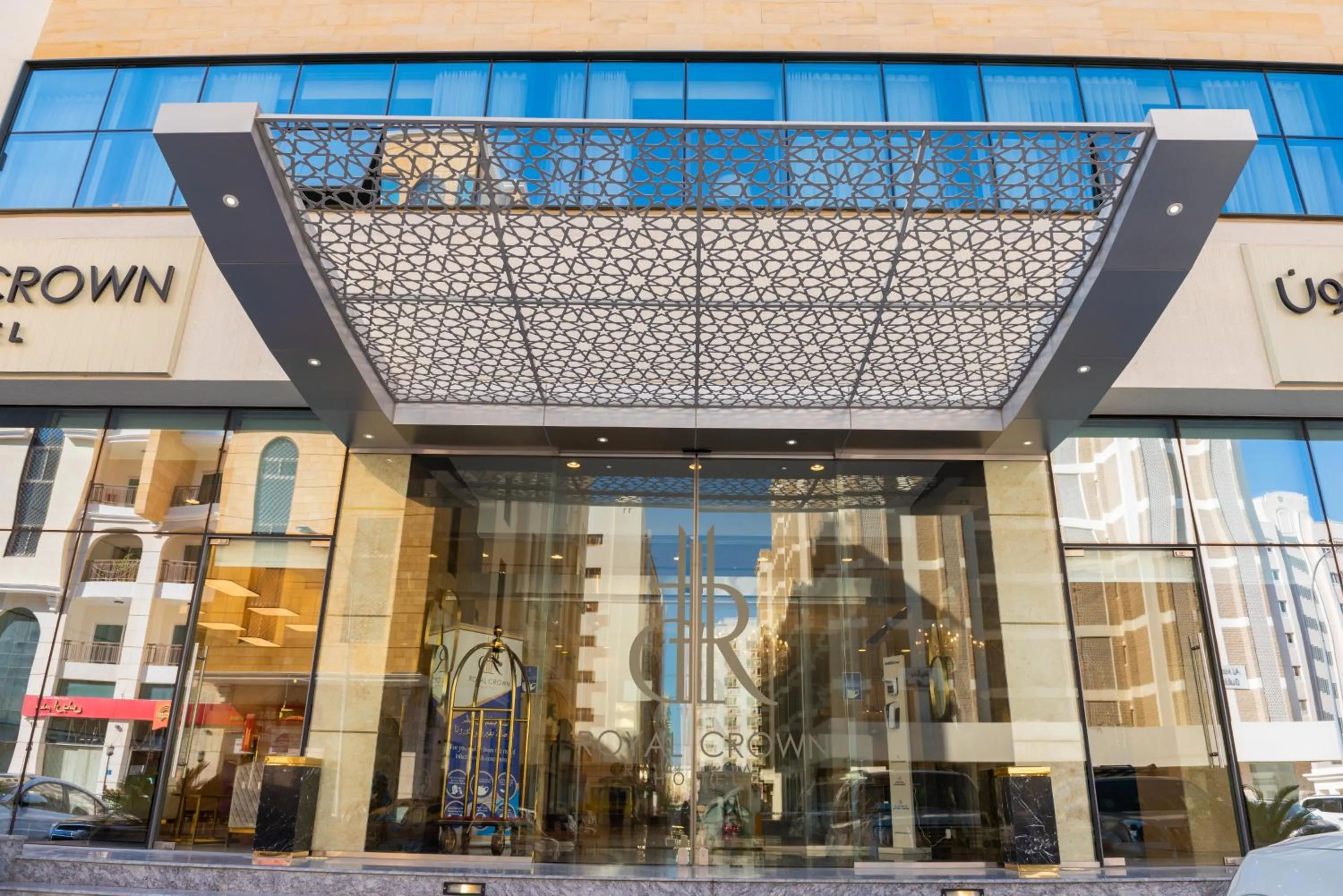 Facade/entrance in Royal Crown Hotel