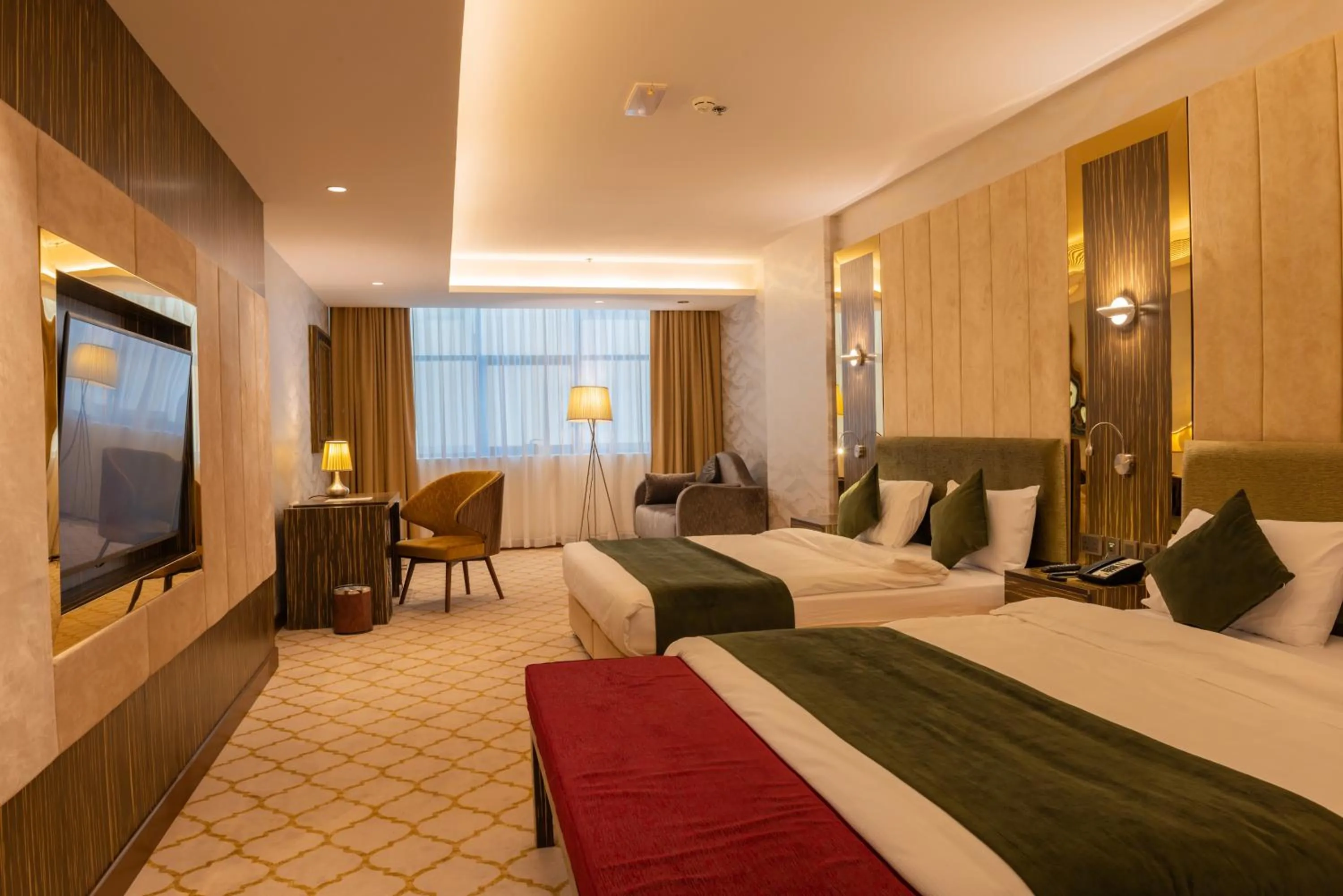 Bed in Royal Crown Hotel