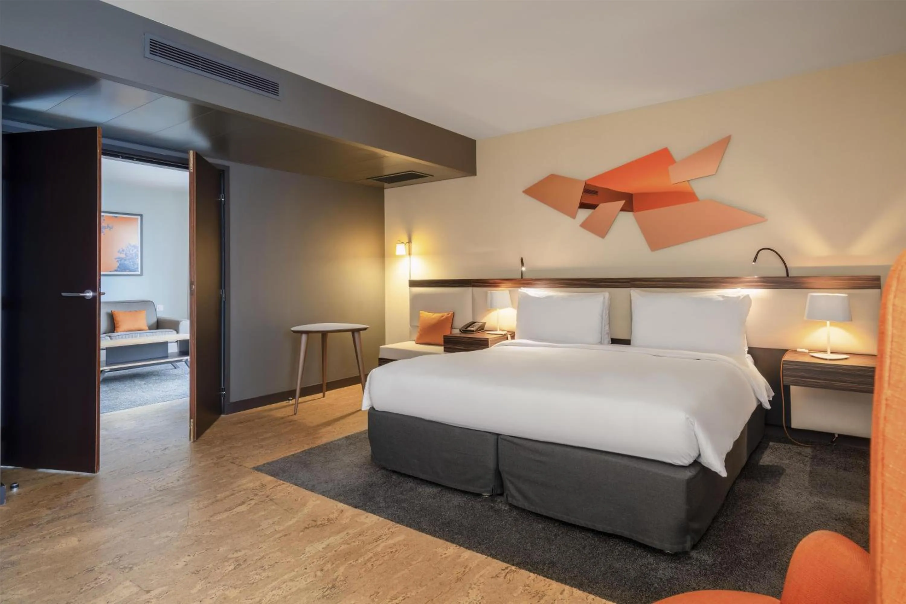 Bed in DoubleTree by Hilton Paris Boulogne