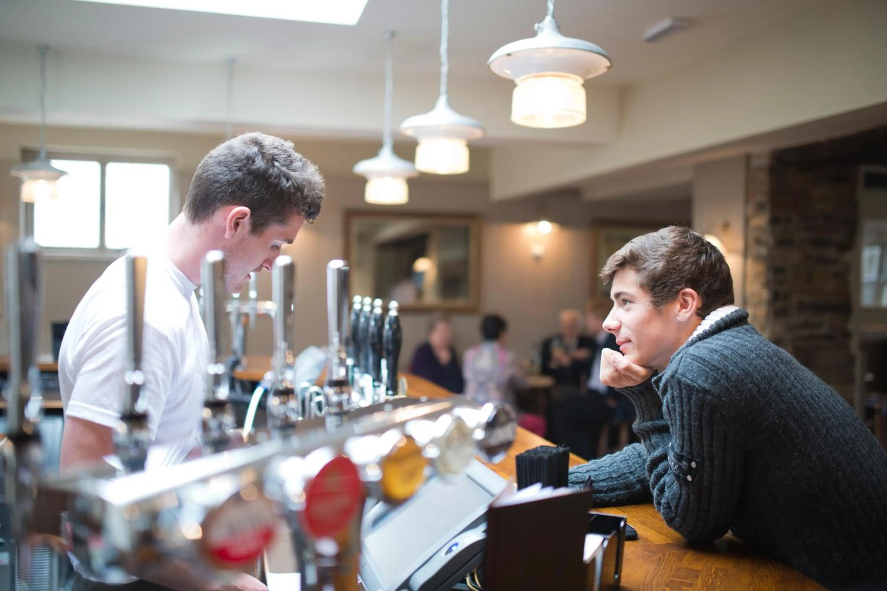 Drinks in The White Hart