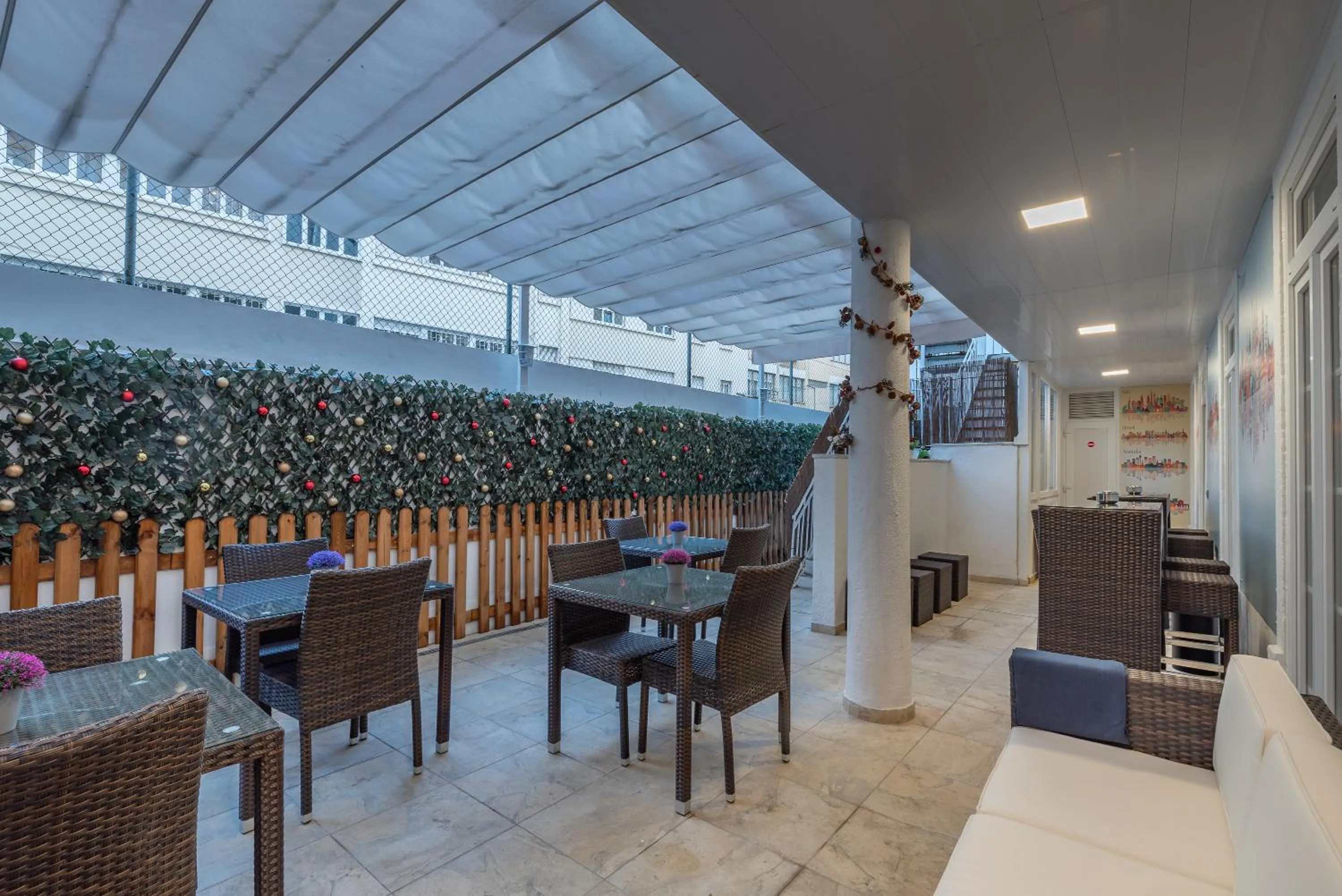 Patio in Seven Dreams Suites