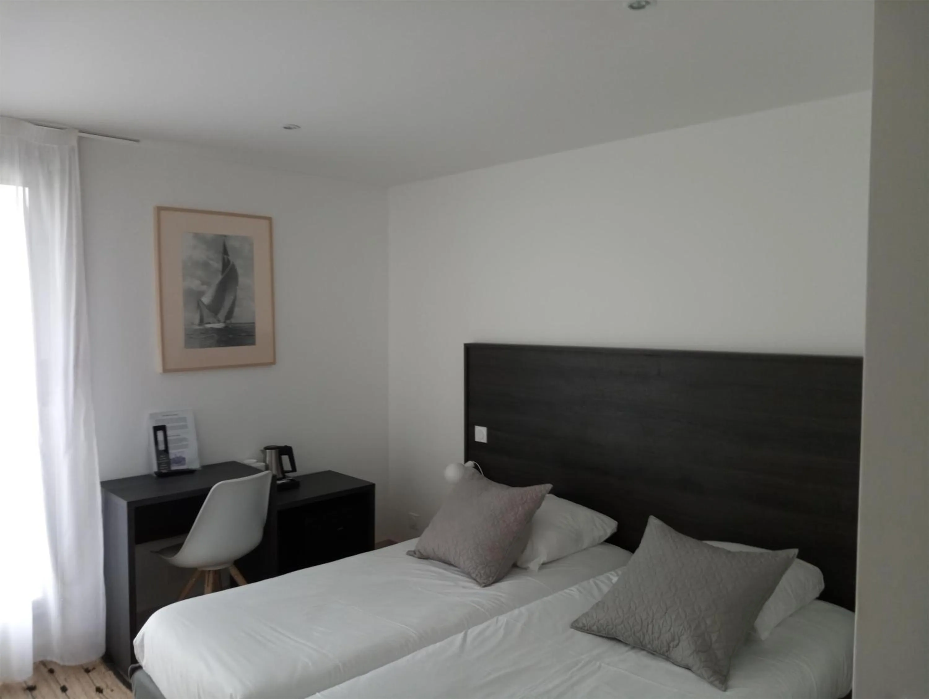 View (from property/room), Bed in Le Crystal Dinard, Sure Hotel Collection by Best Western