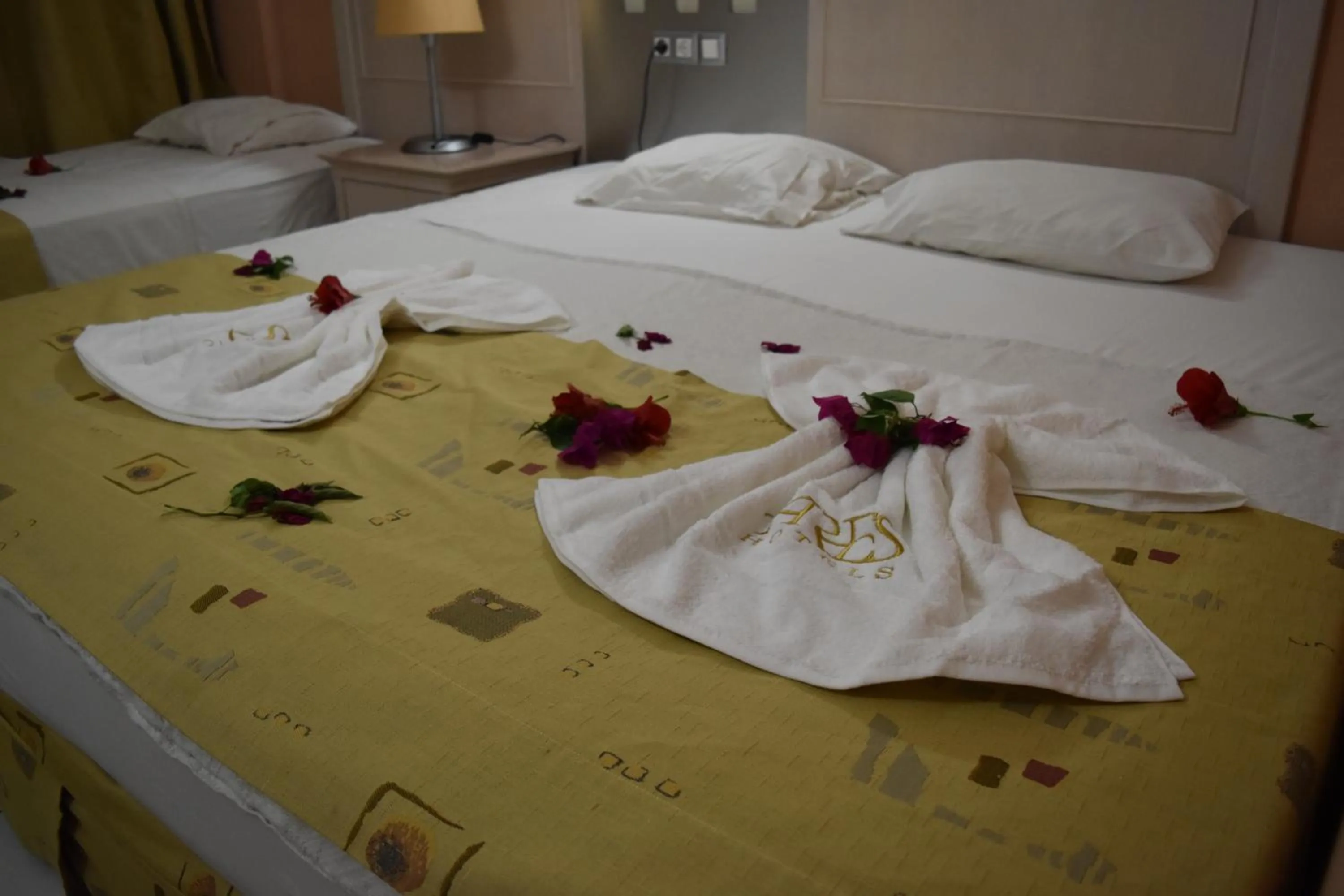 Bed in Ares Dream Hotel