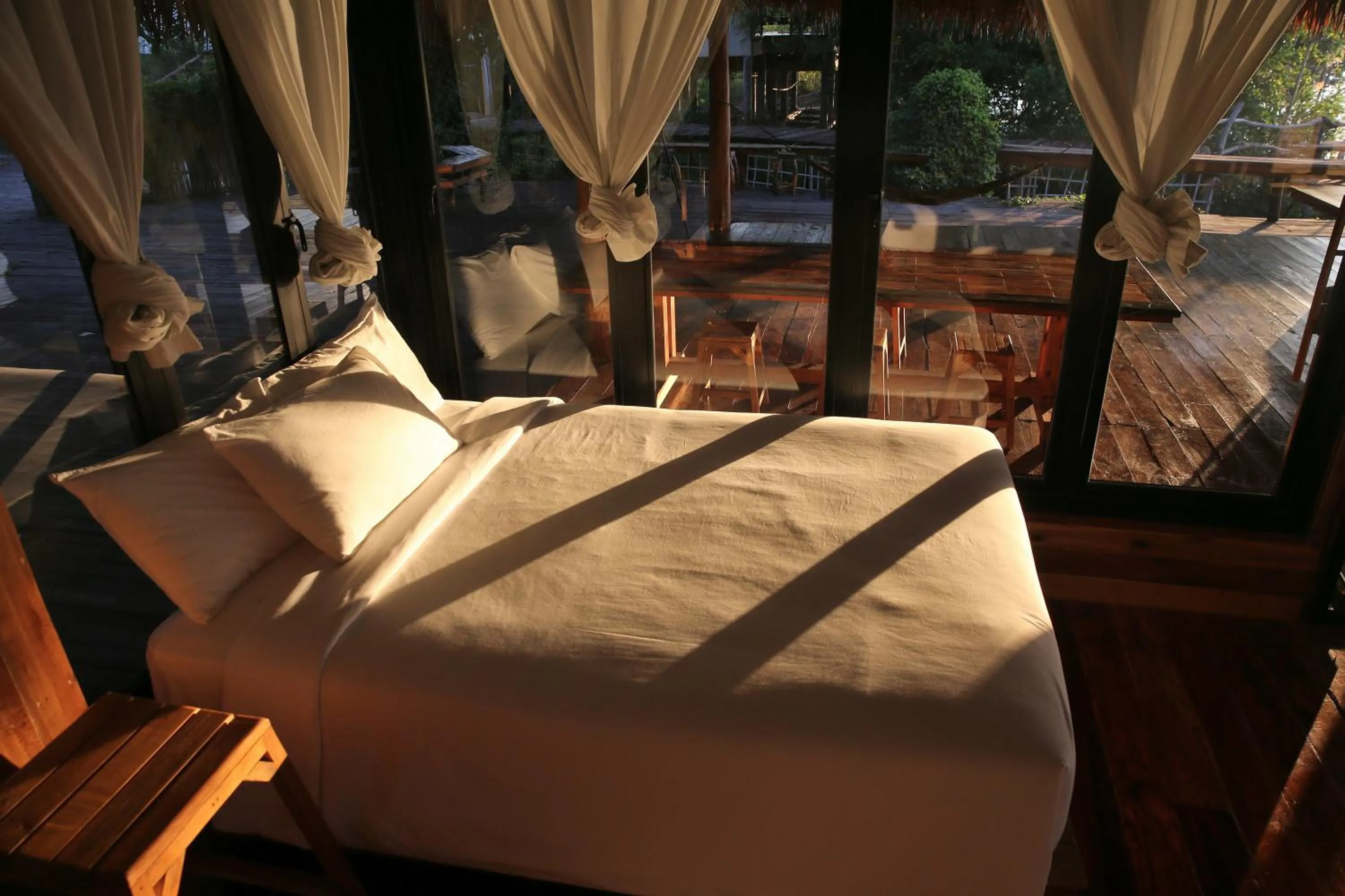 Bed in Baan​ Tonlamphu​ Pakpra