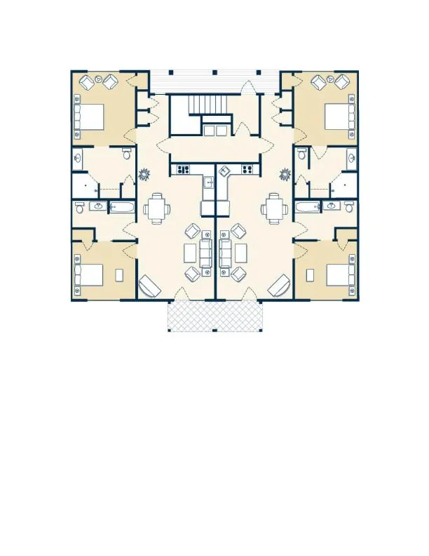 Floor plan in The Colonies at Williamsburg