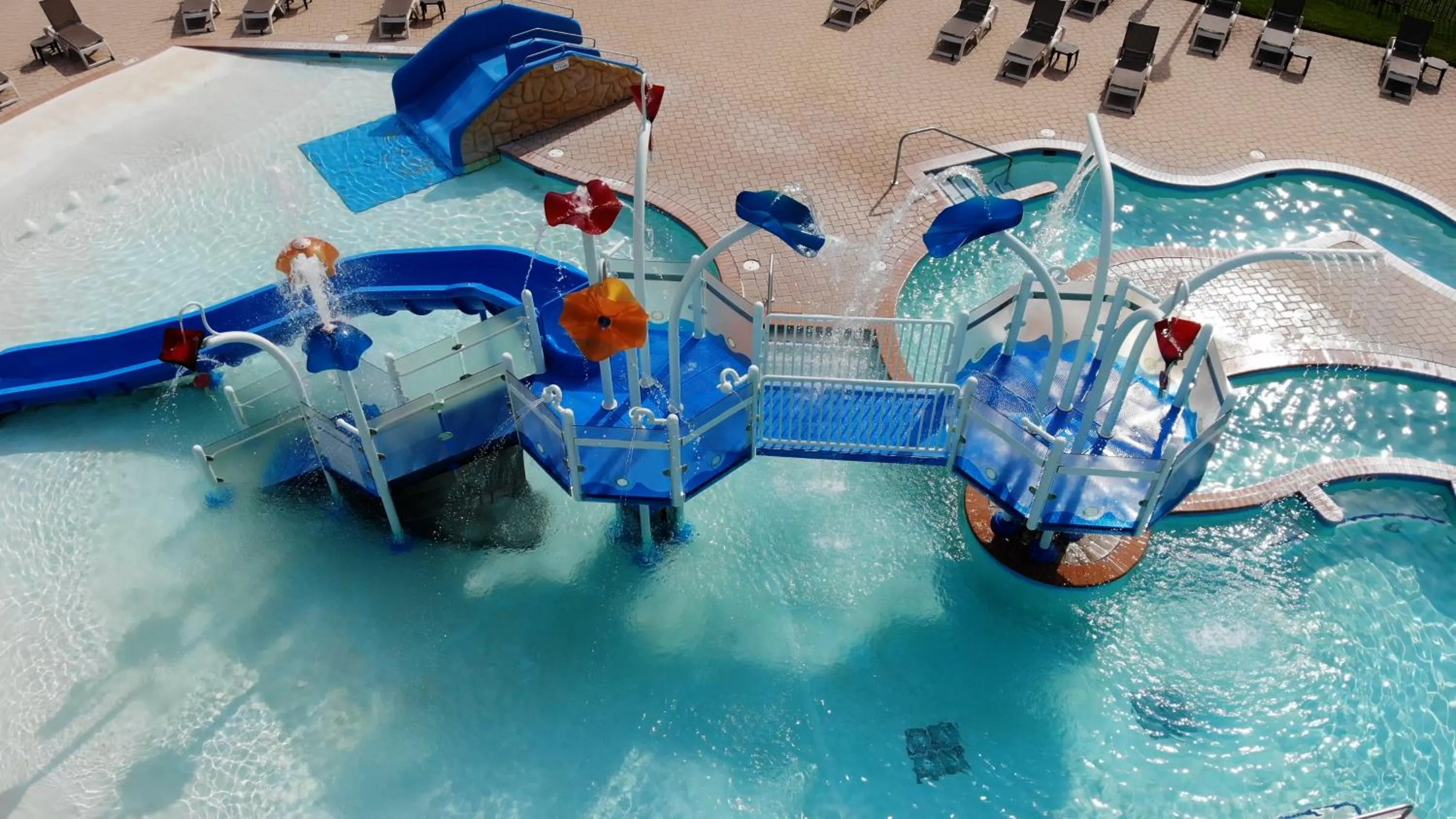 Aqua park in The Colonies at Williamsburg