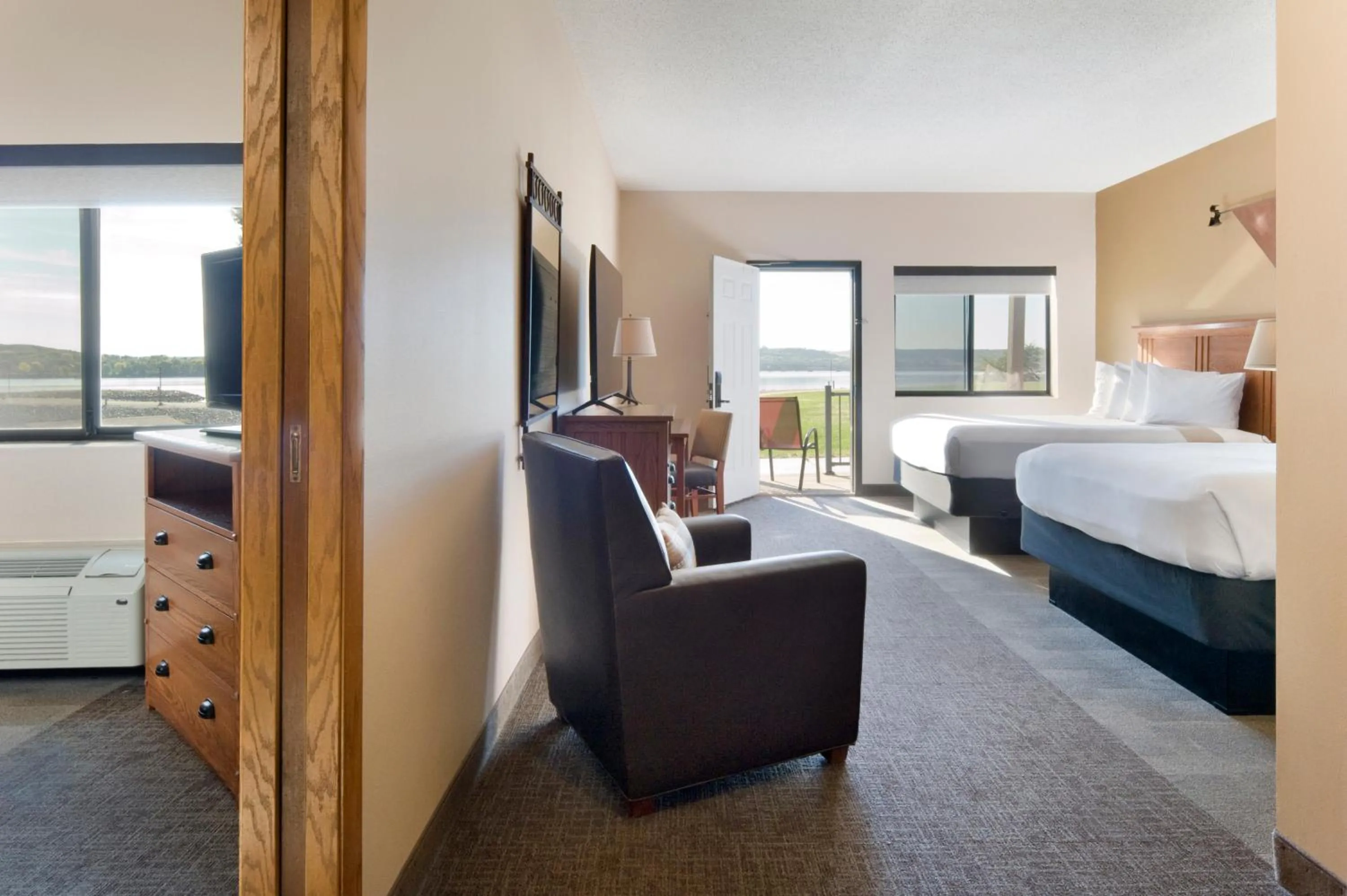 Bed in Cedar Shore Resort