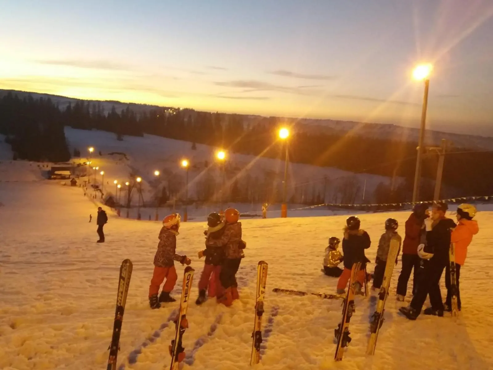 Skiing in Apartament Na Wierchu