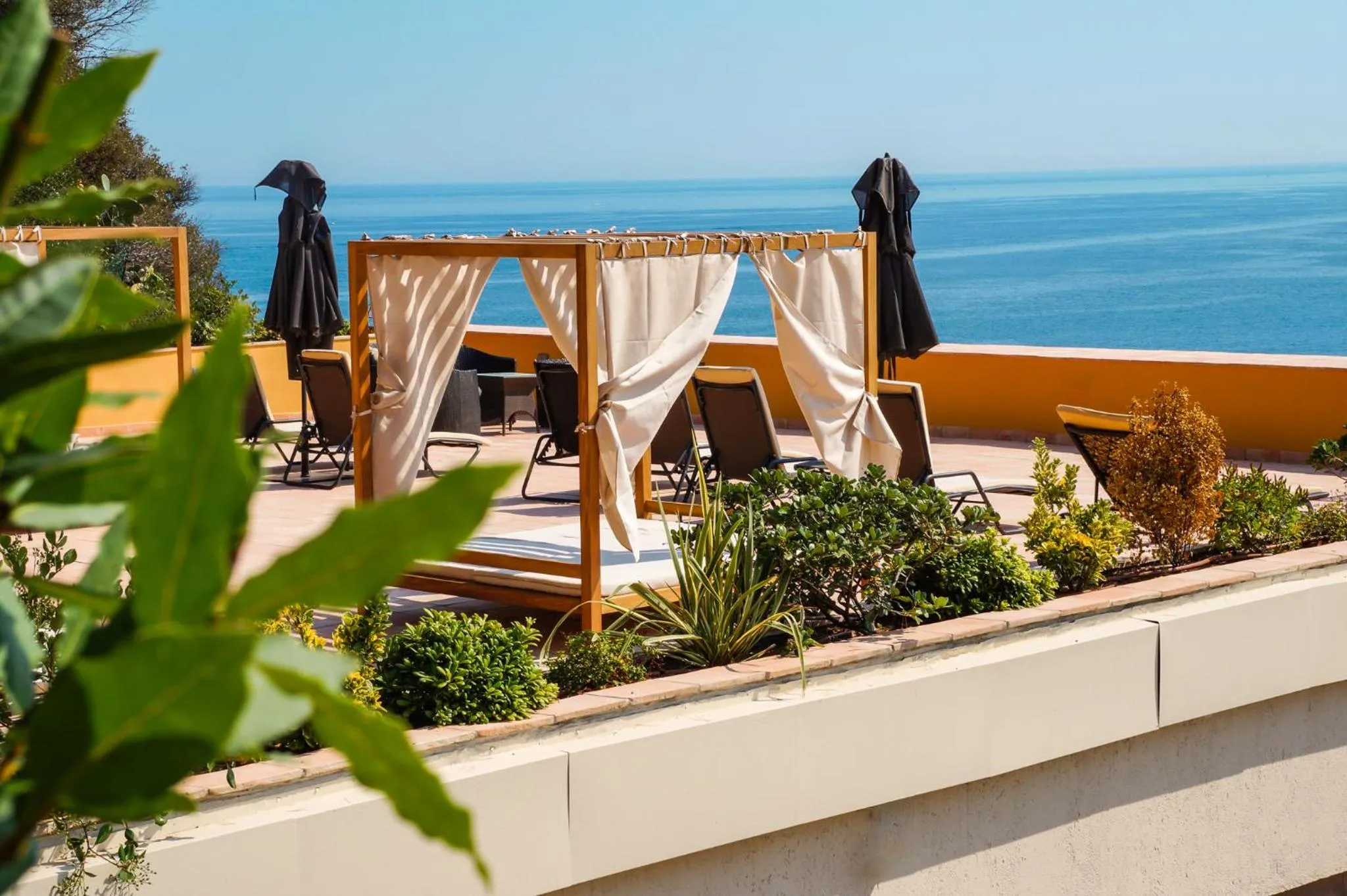 Solarium in Hôtel La Pérouse Nice Baie des Anges