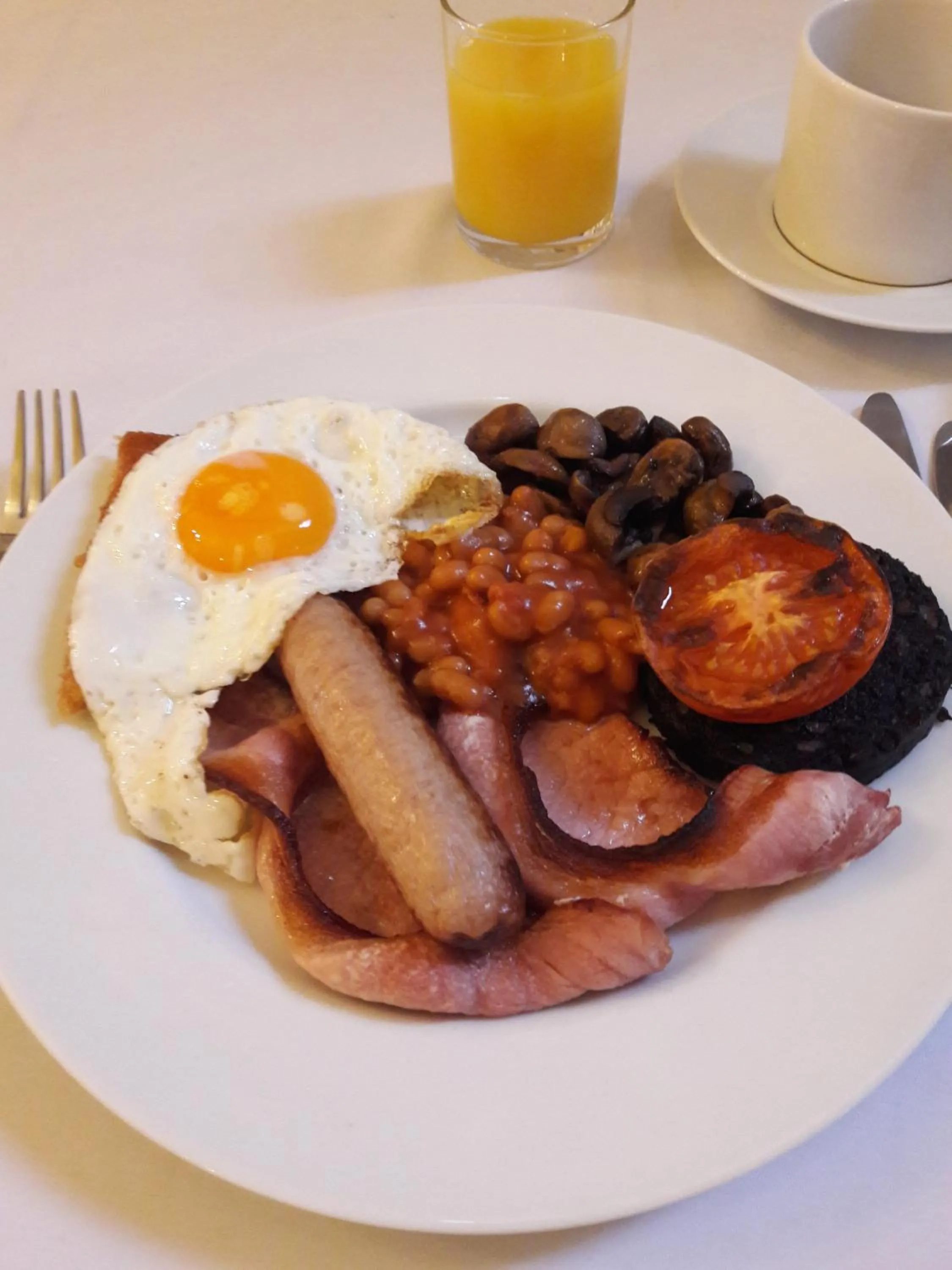 Food close-up in The Priory