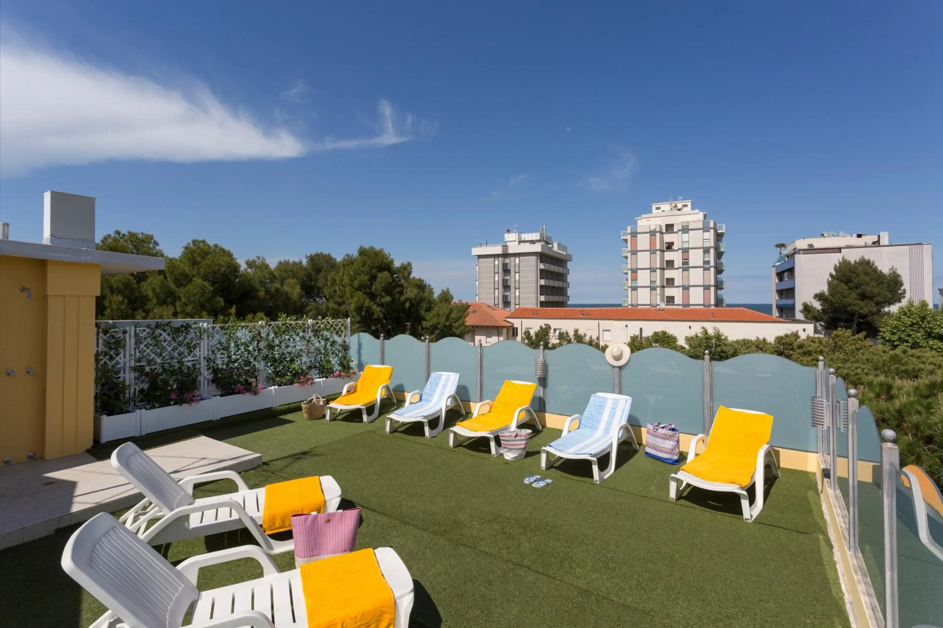 Balcony/Terrace in Hotel Cannes - in pieno centro