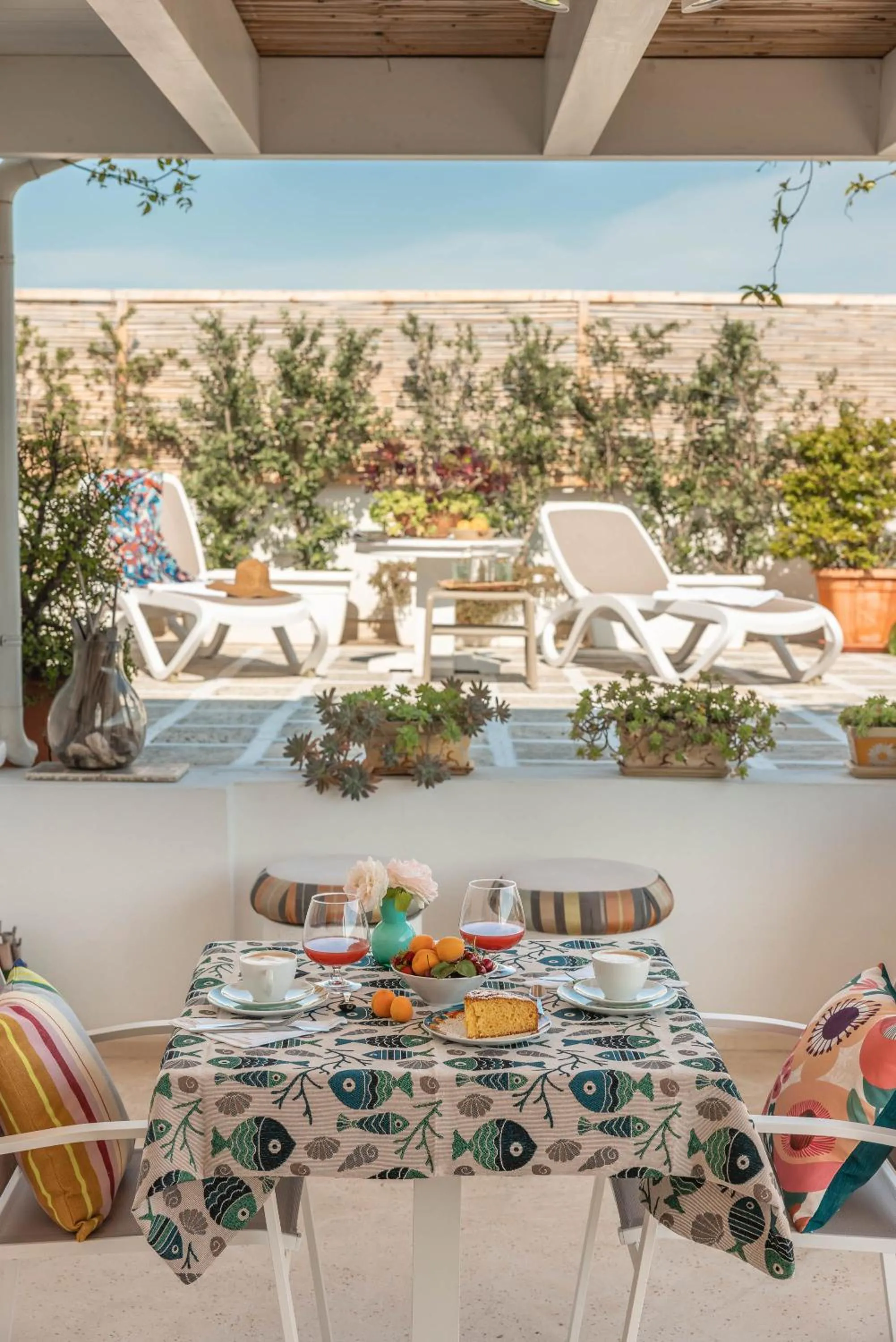 Patio in MandorleOlio