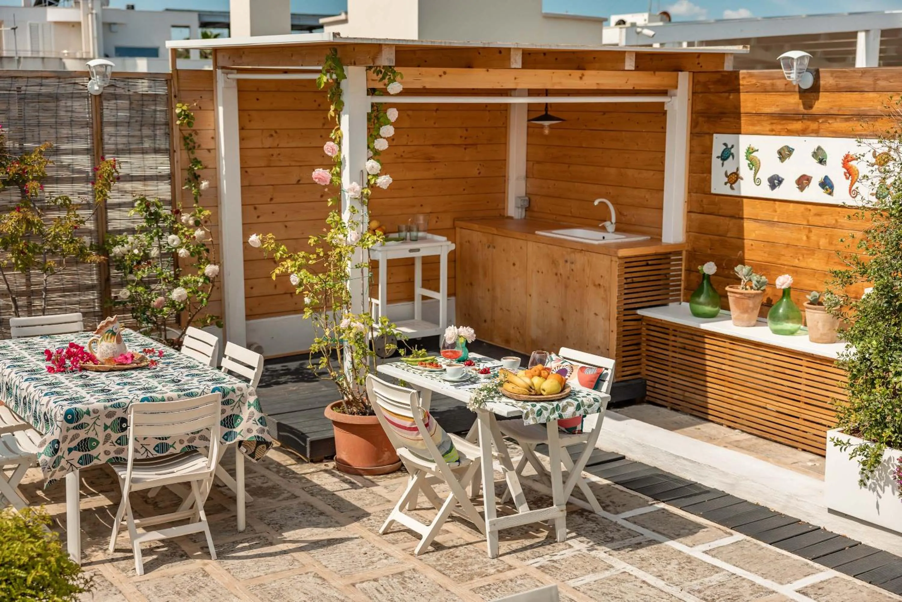 Patio in MandorleOlio