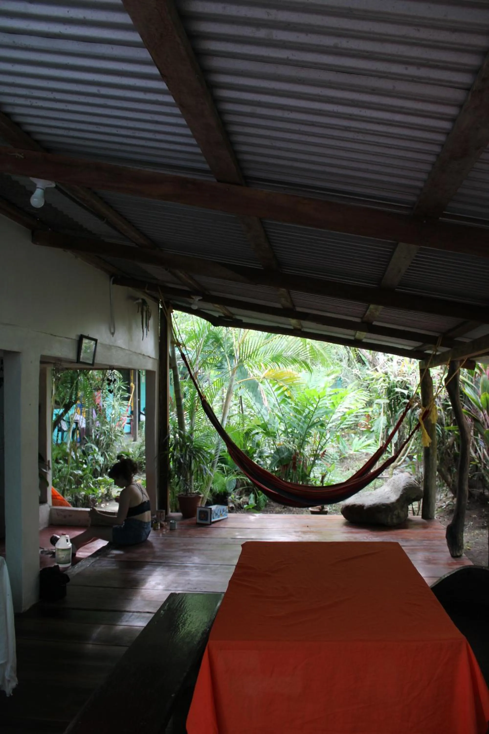 Lobby or reception, Bed in Cabinas Tortuguero