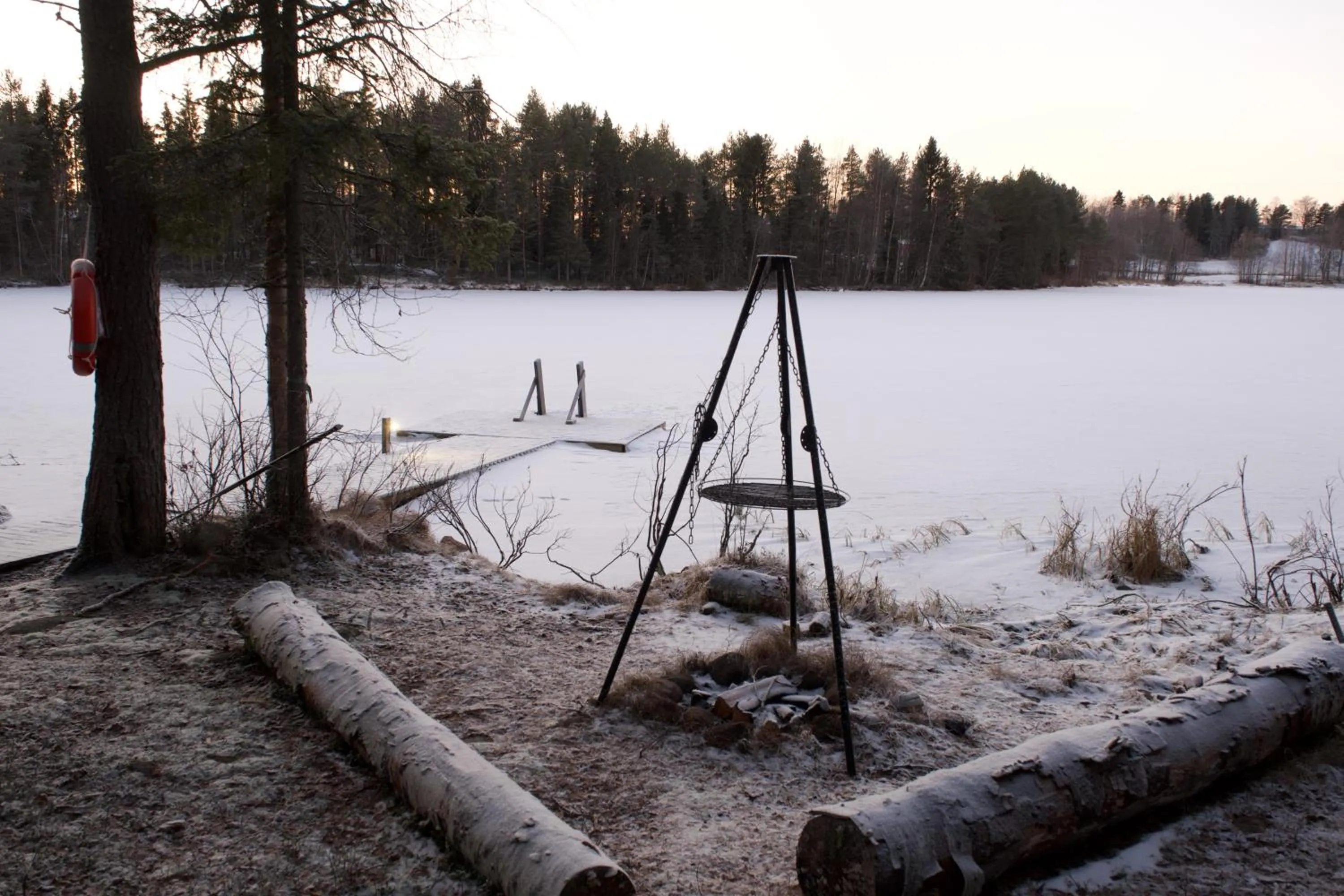 BBQ facilities in Taigaschool Eco Hotel