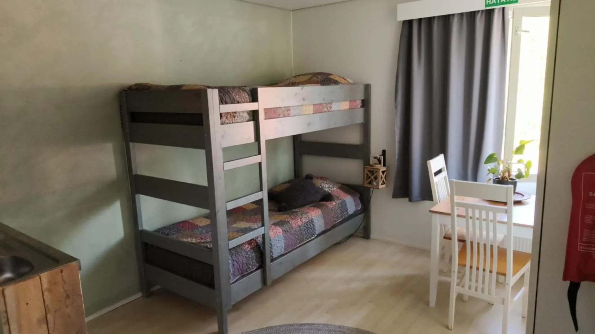 Bed in Taigaschool Eco Hotel