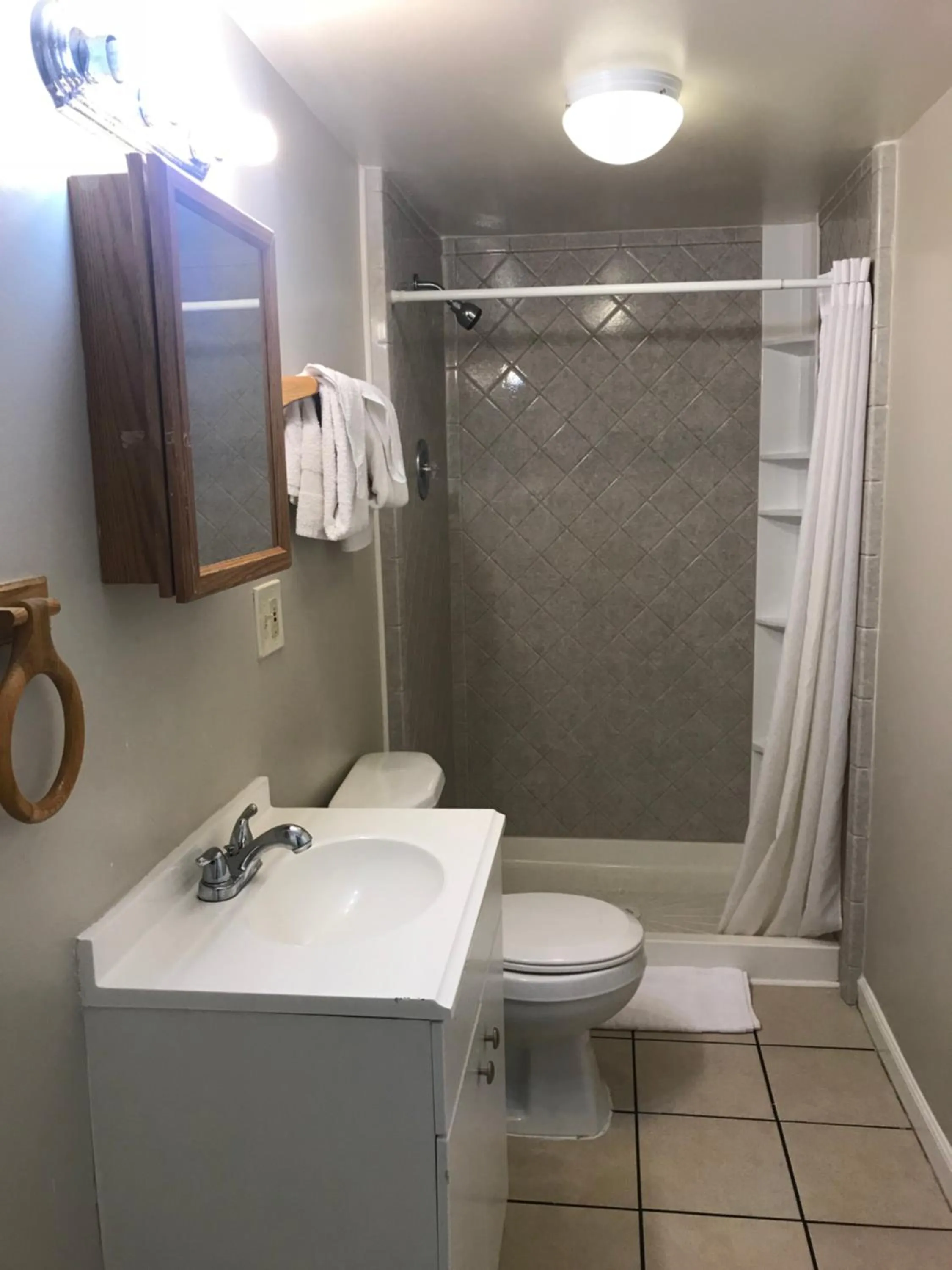 Shower in Mallard Apartments