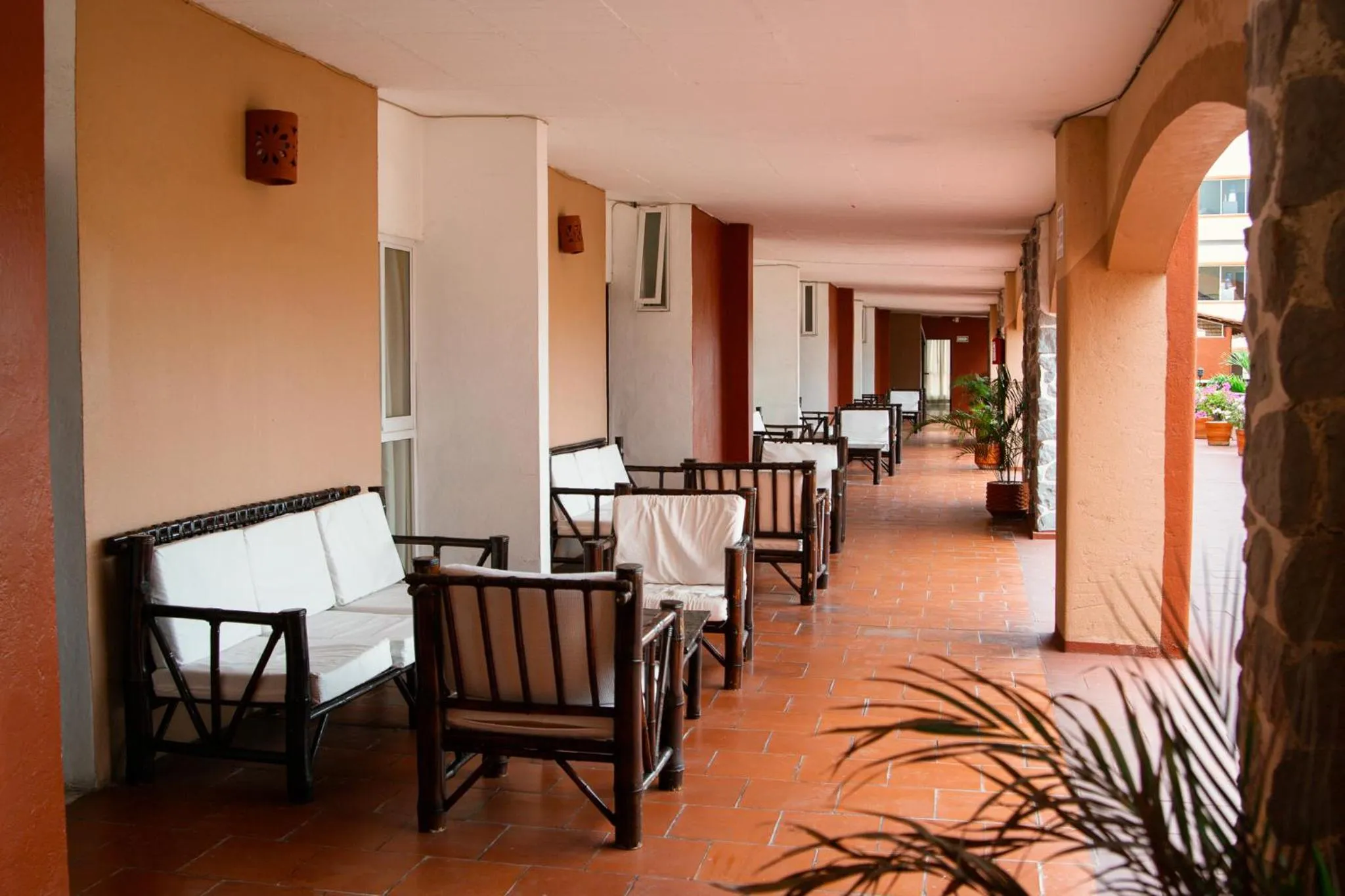 Living room in Hotel Zihua Caracol
