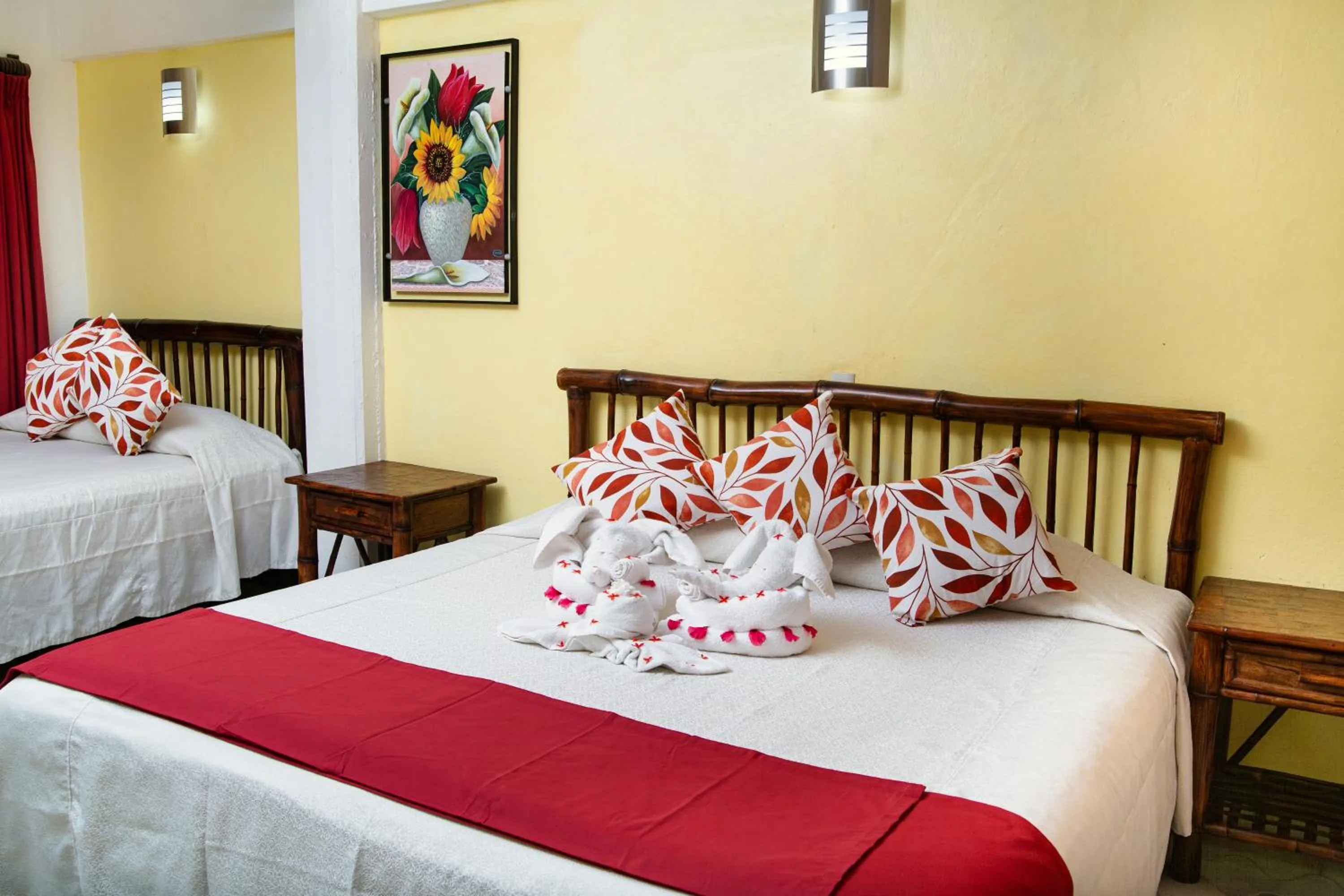 Bedroom, Bed in Hotel Zihua Caracol