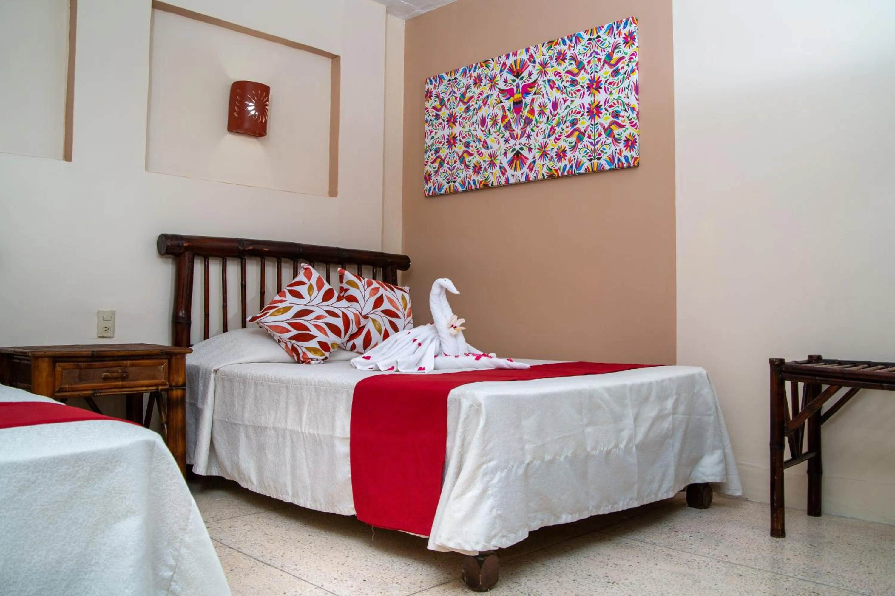 Bedroom, Bed in Hotel Zihua Caracol