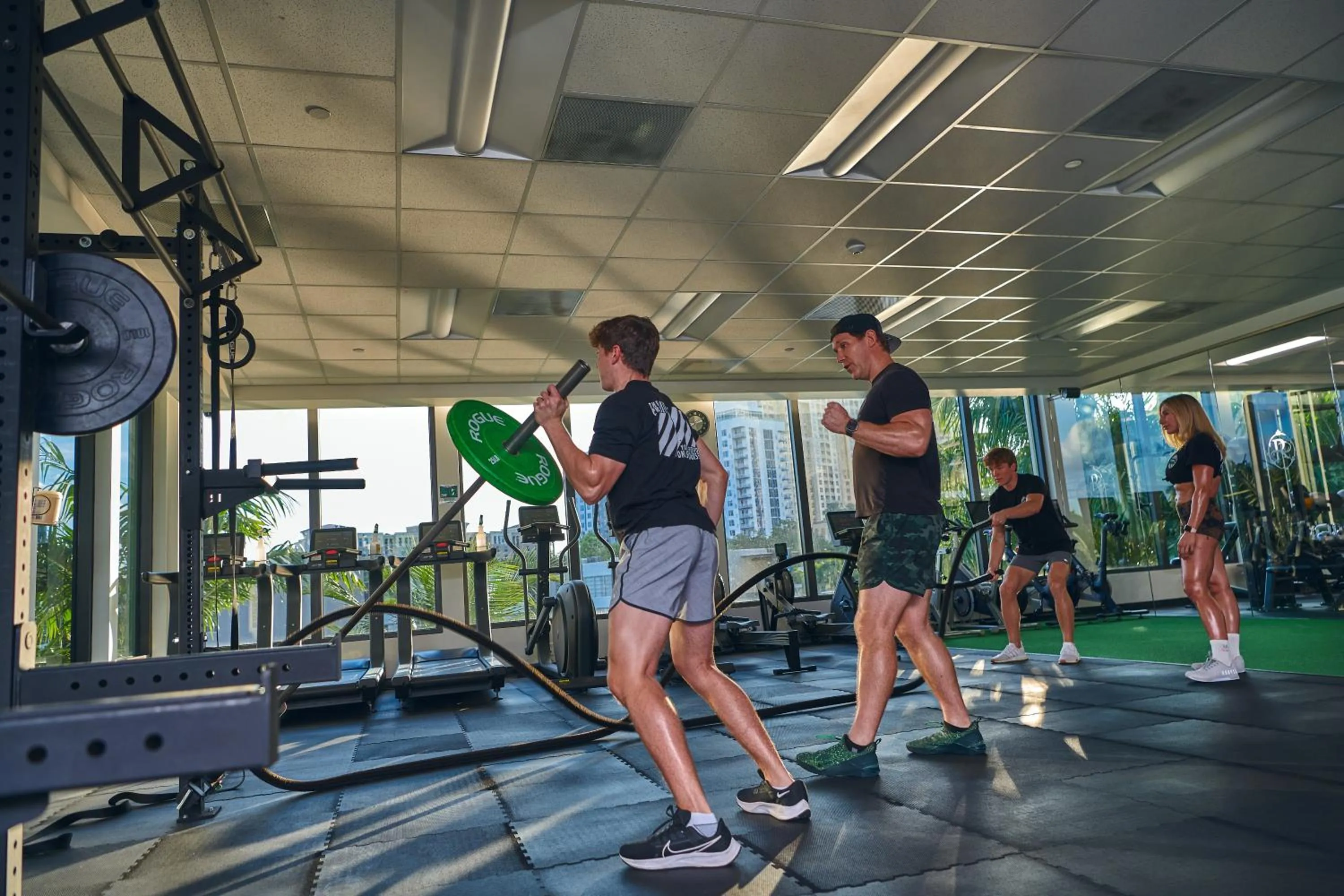 Fitness centre/facilities in Riverside Hotel