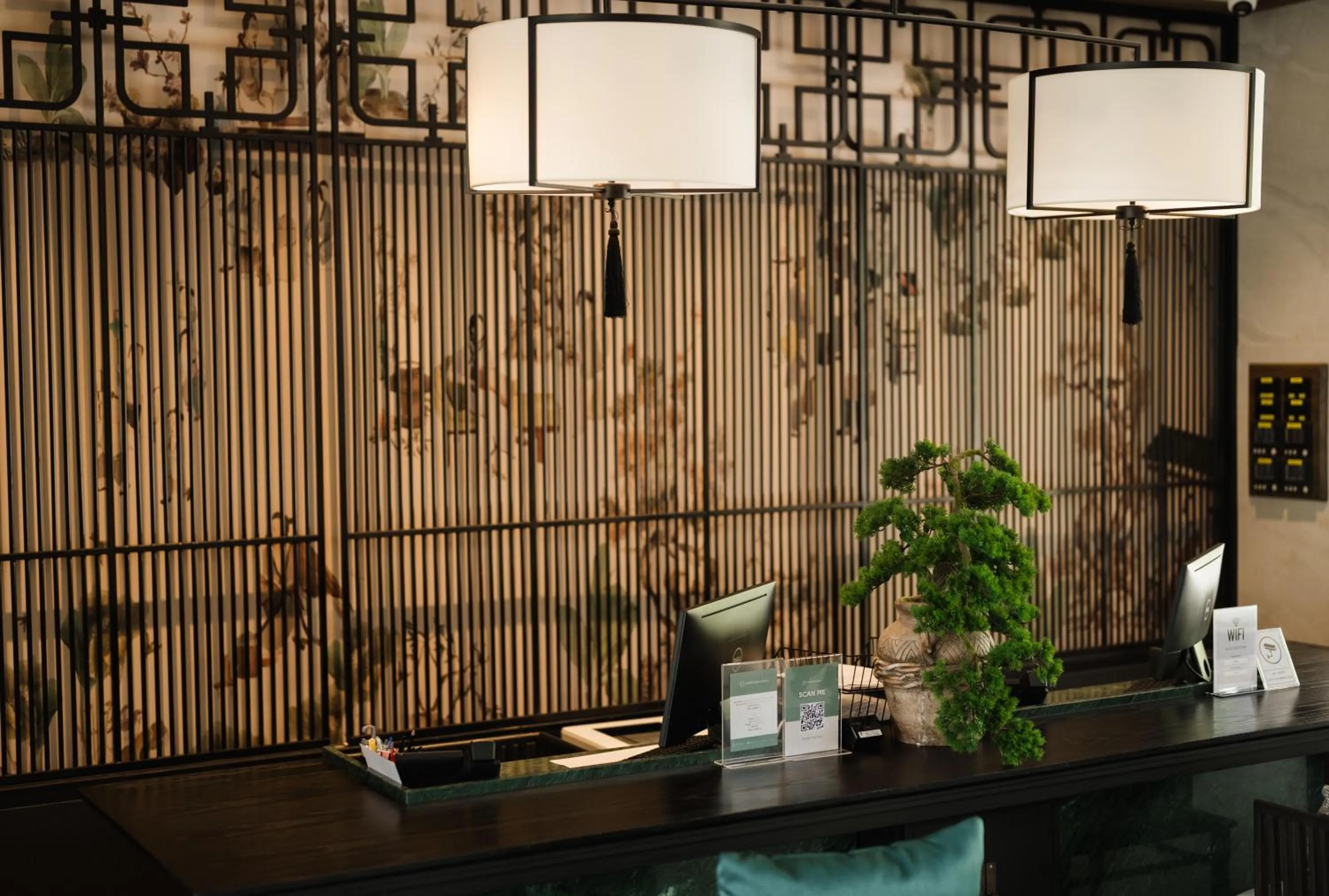 Lobby or reception in Indochina Hotel