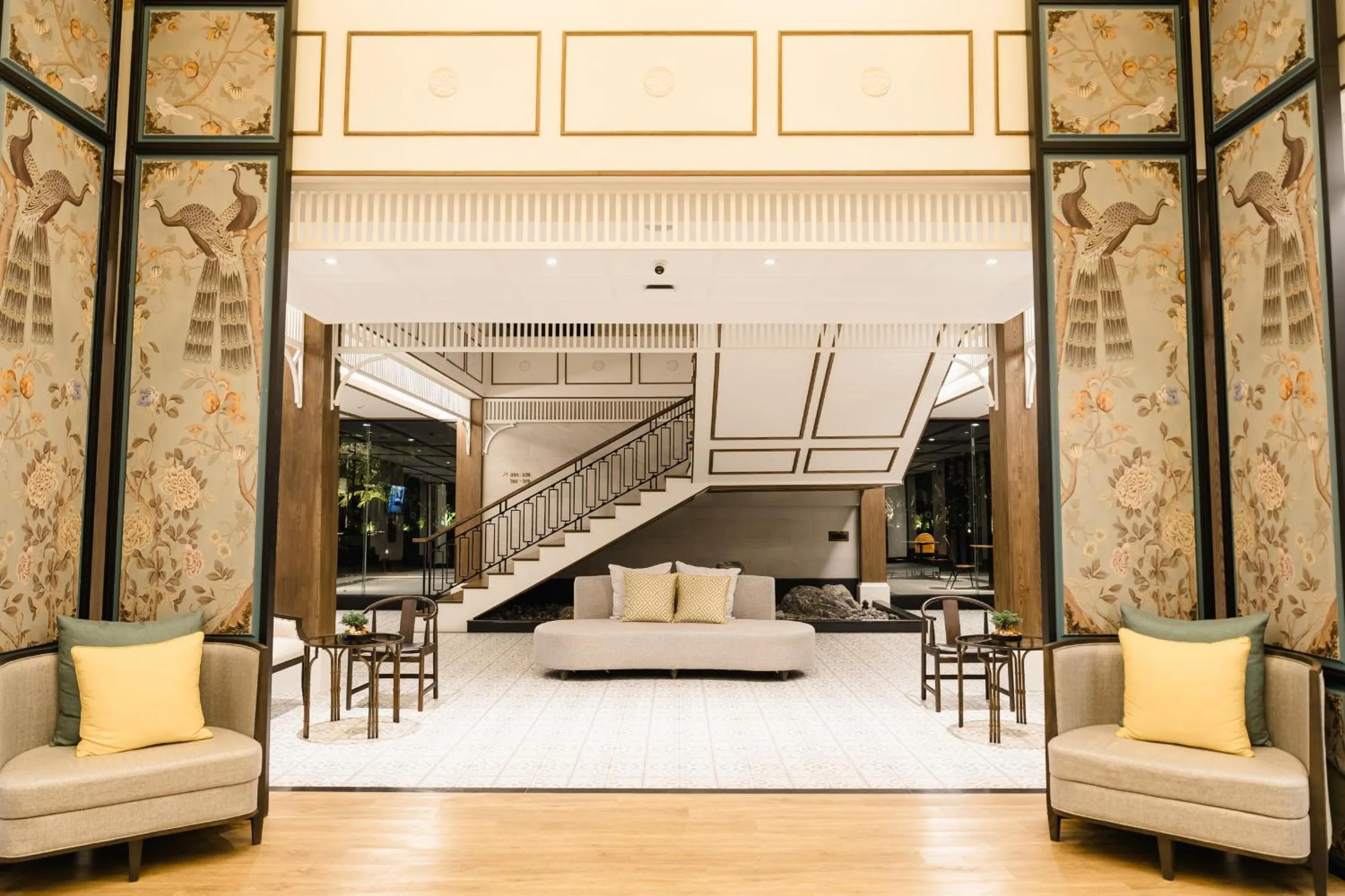 Lobby or reception in Indochina Hotel