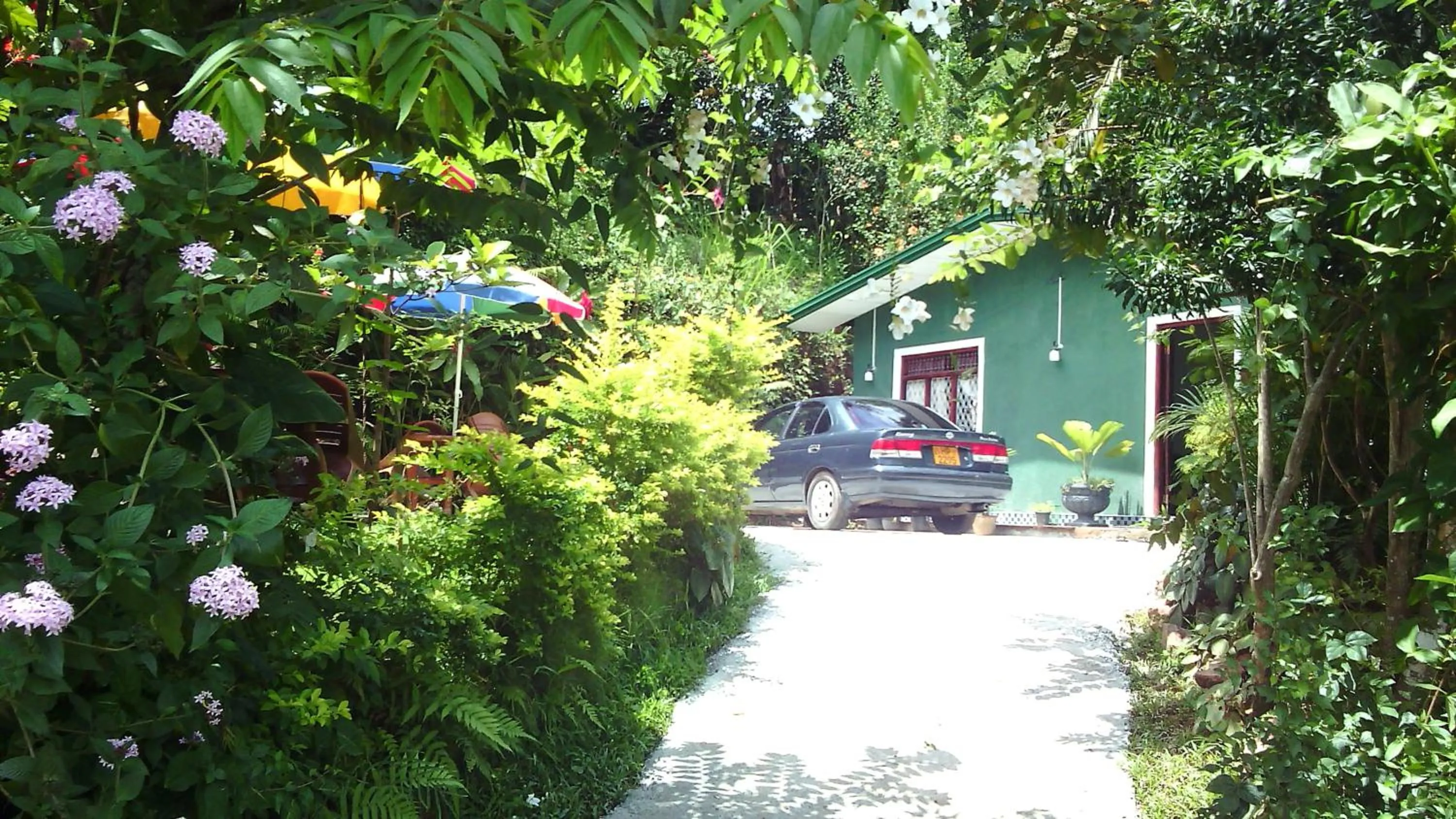 Garden view in Haniffas Holiday Inn