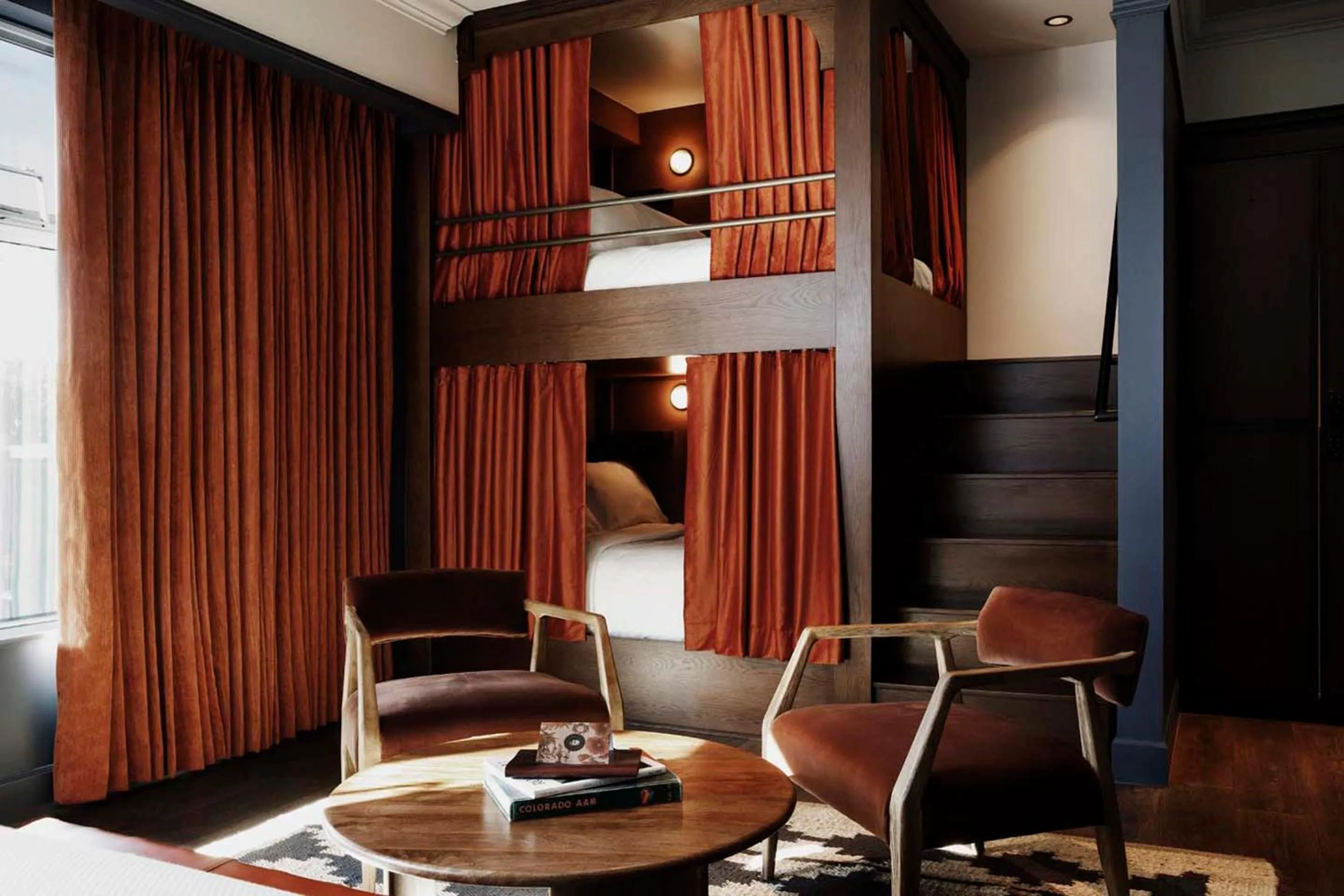 Bed in Gravity Haus Denver