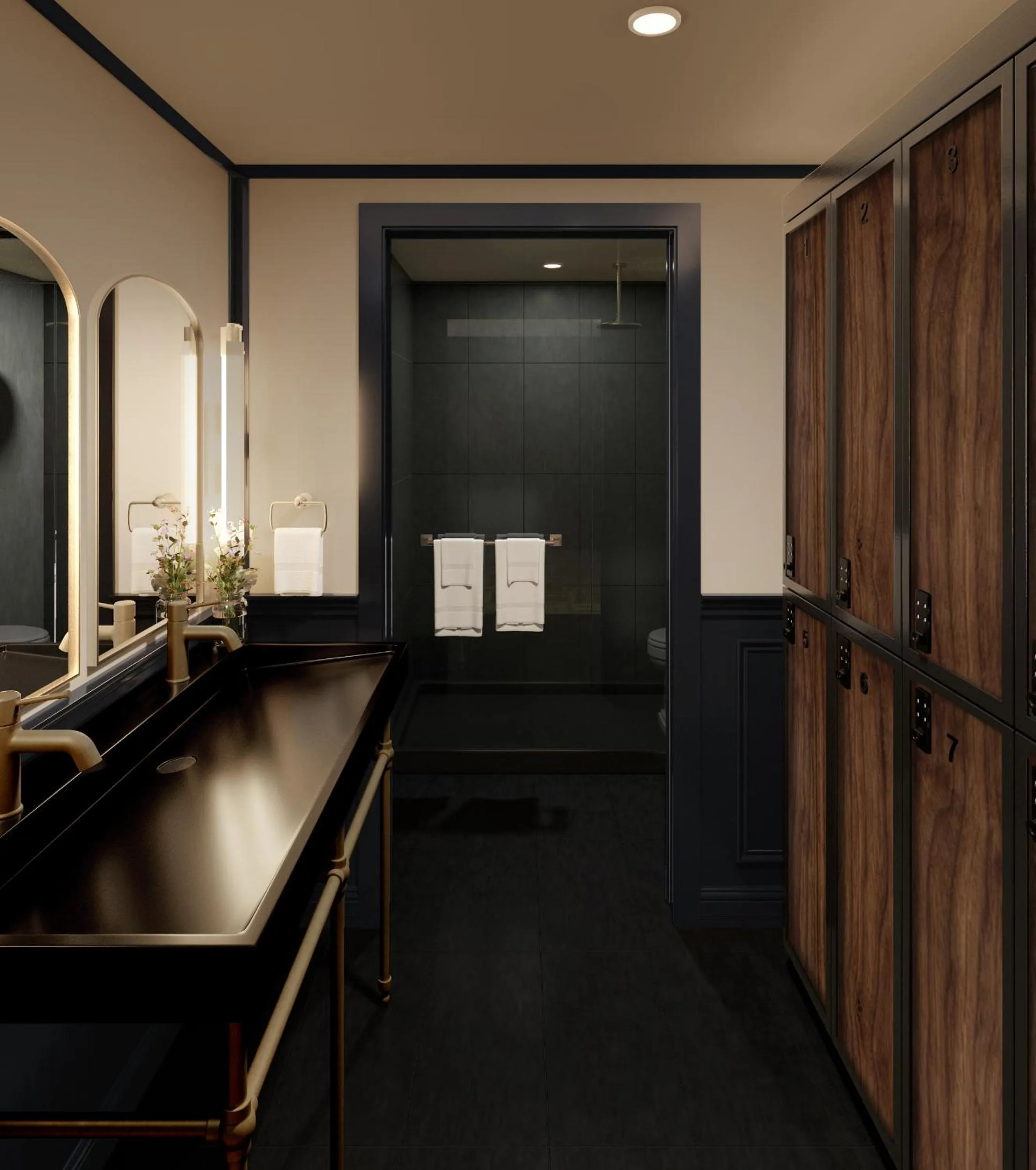 Bathroom in Gravity Haus Denver