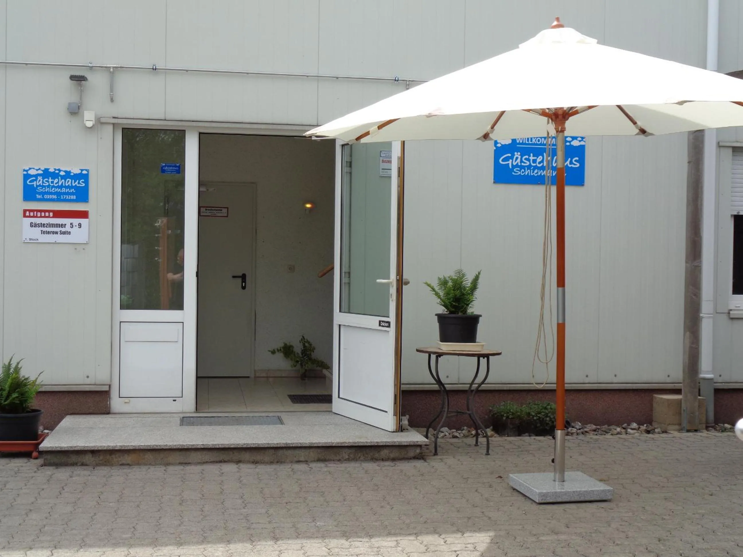 Property building in Gästehaus Schiemann