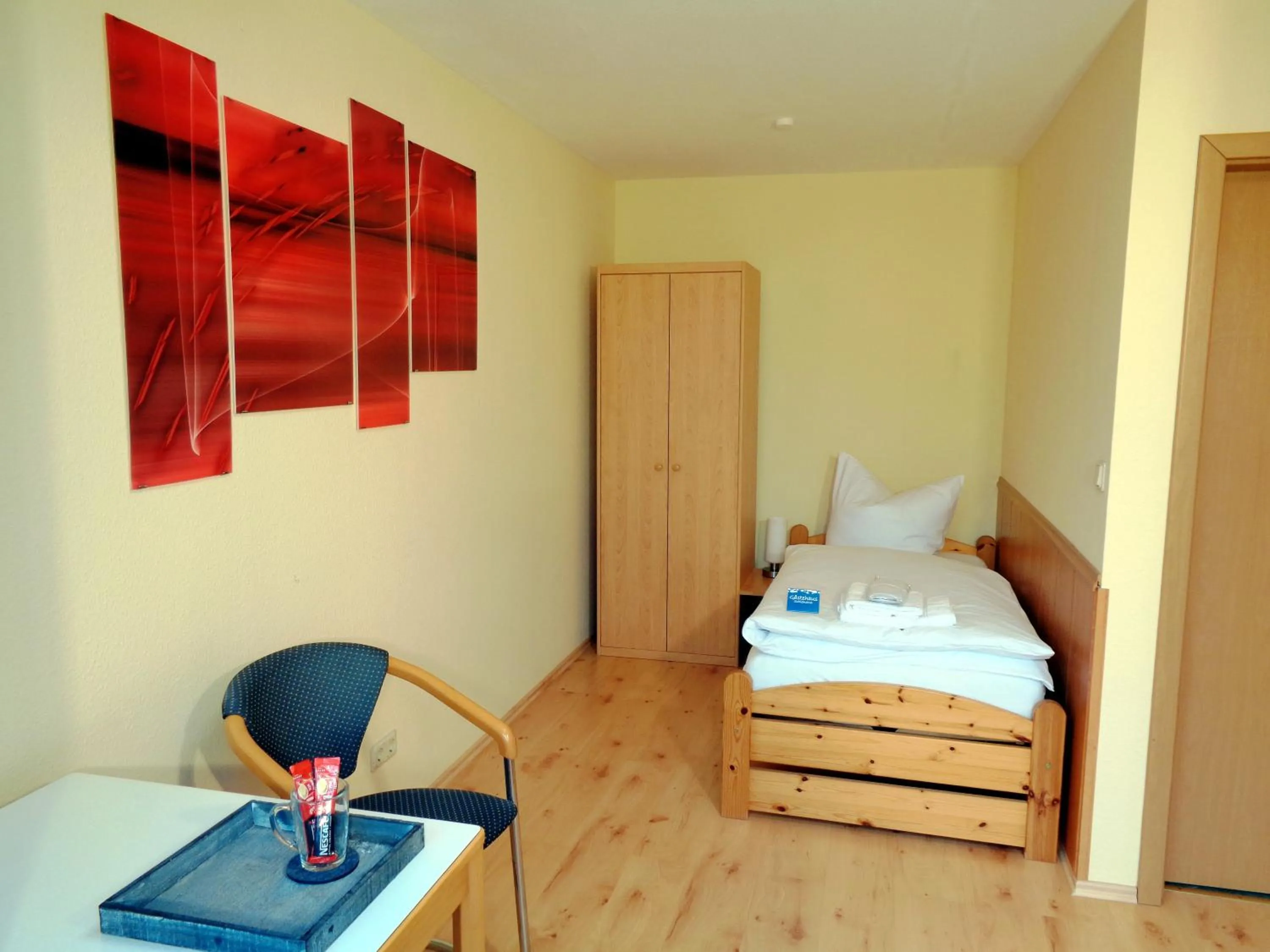 Bed in Gästehaus Schiemann