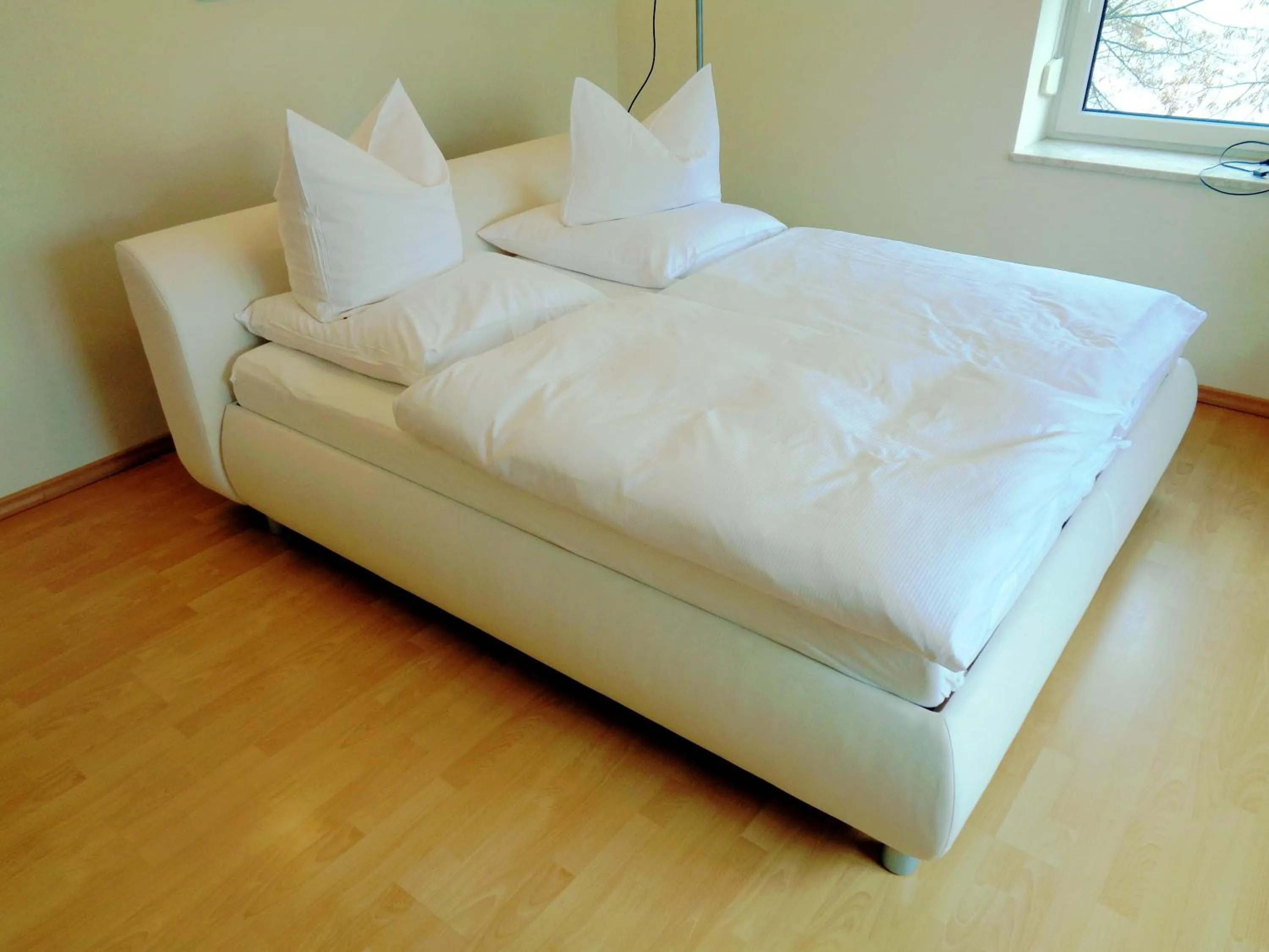 Bed in Gästehaus Schiemann