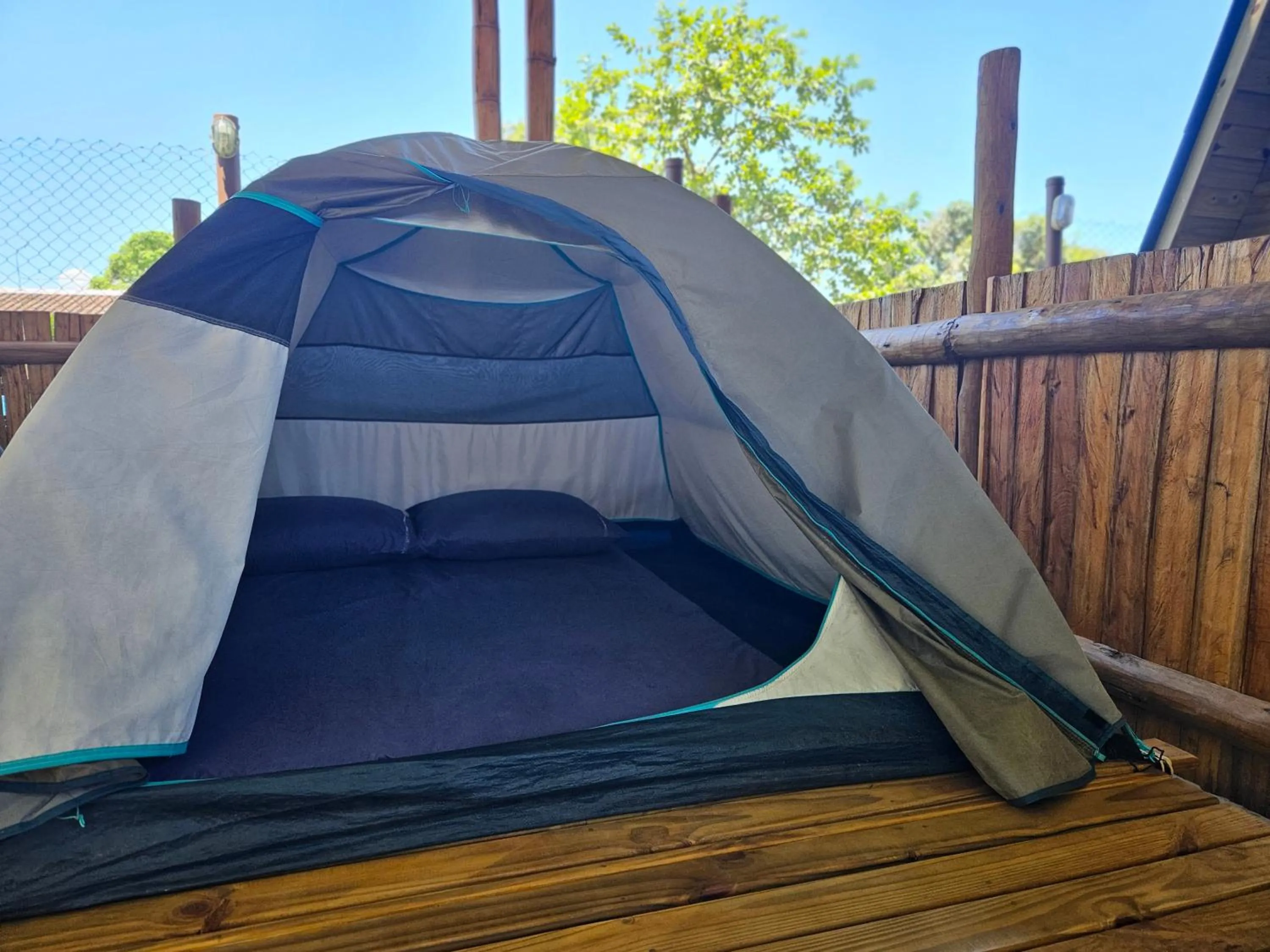 Bed in Raio de Sol pousada & camping